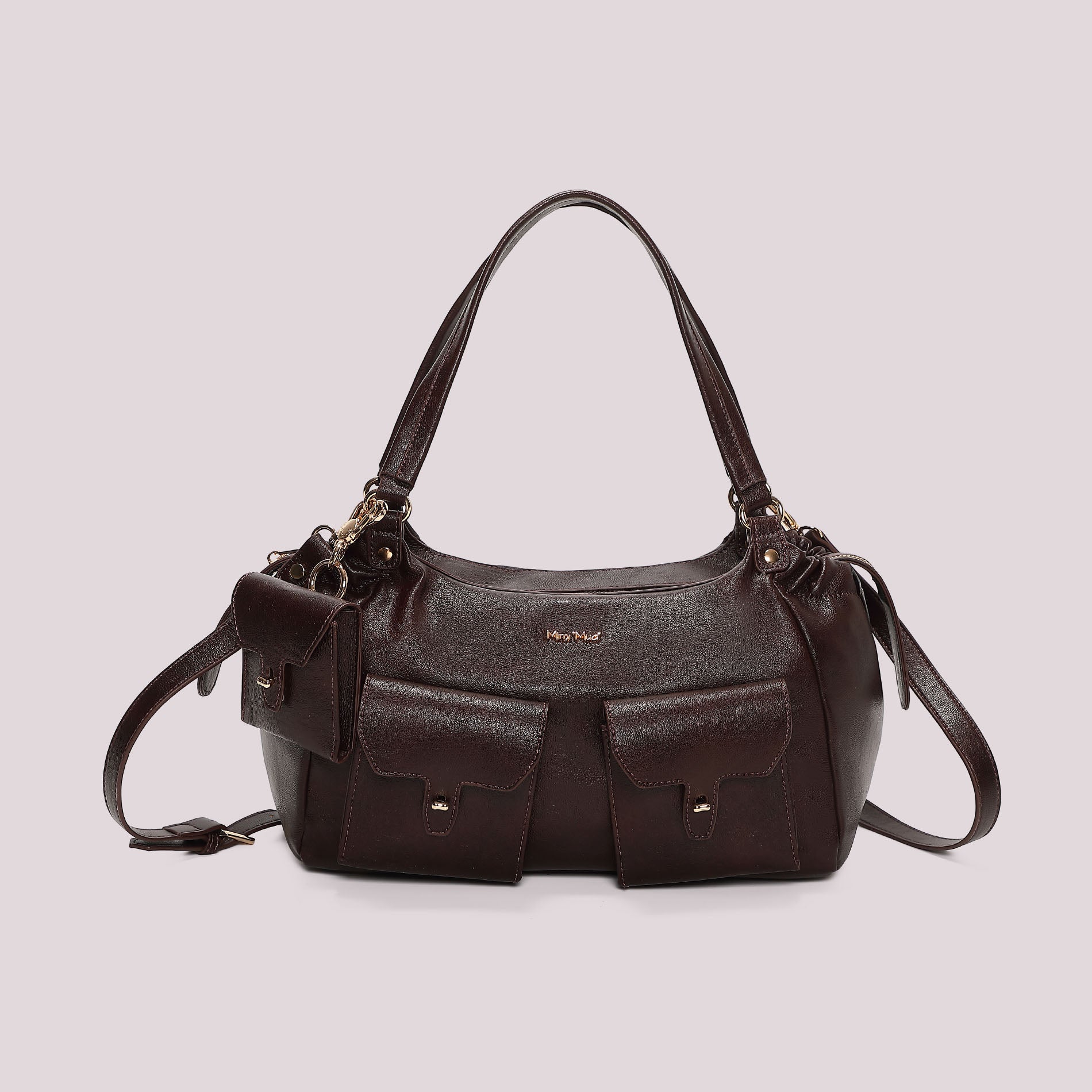 MIMI MUA FIRENZE-BORSA A BRACCIO CON TASCHE