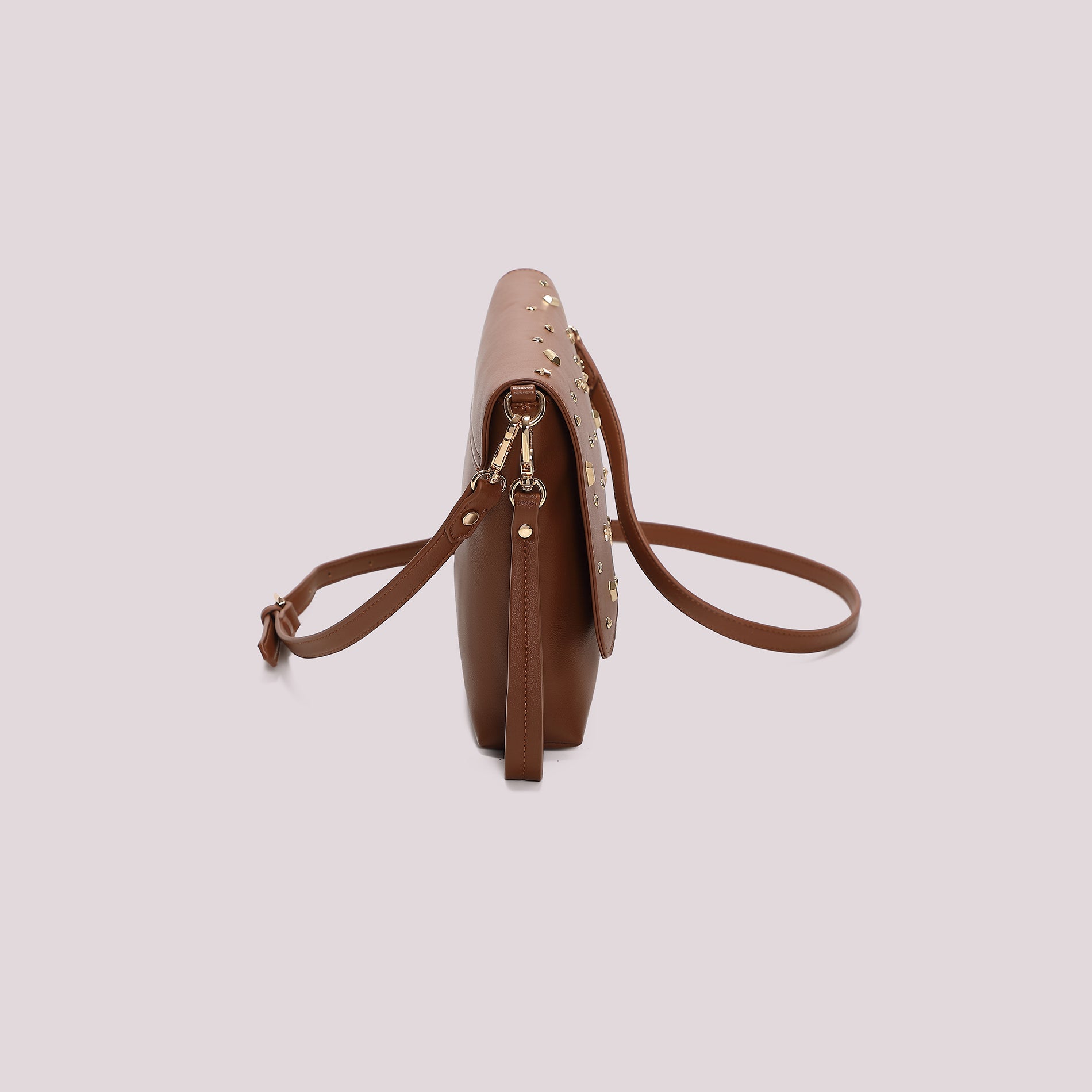MIMI MUA FIRENZE-BORSA A BUSTA CON APPLICAZIONI COLORATE