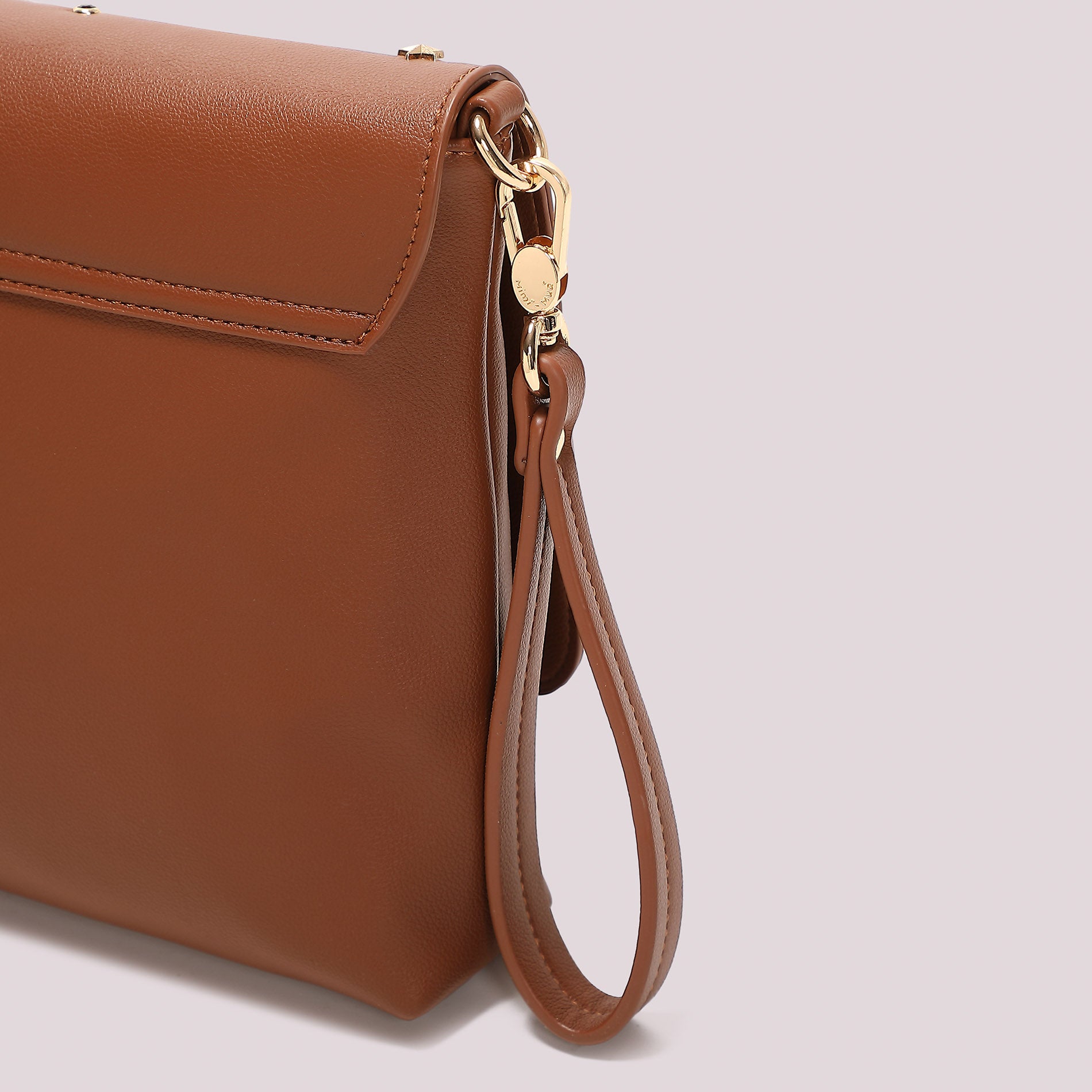 MIMI MUA FIRENZE-BORSA A BUSTA CON APPLICAZIONI COLORATE