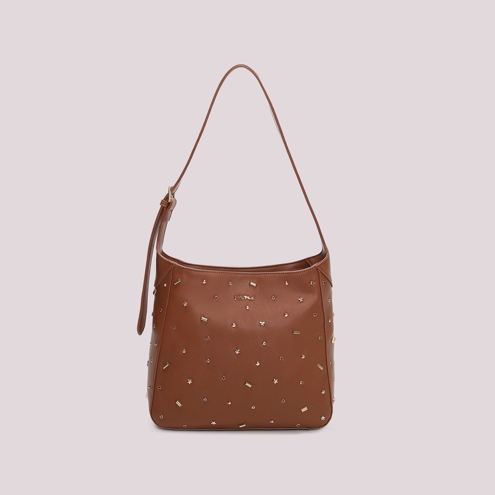 MIMI MUA FIRENZE-BORSA A SPALLA CON APPLICAZIONI COLORATE