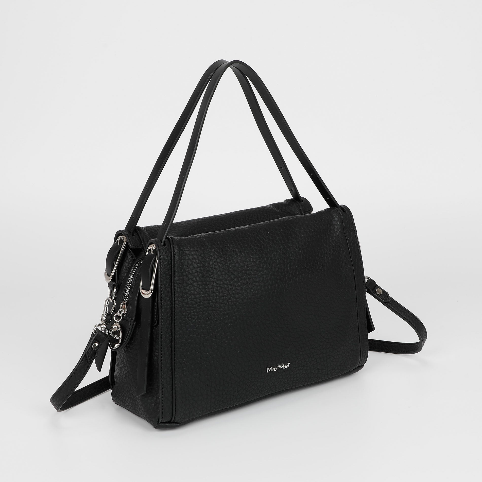 BORSA A MANO CON DOPPIO MANICO E CINTURINO