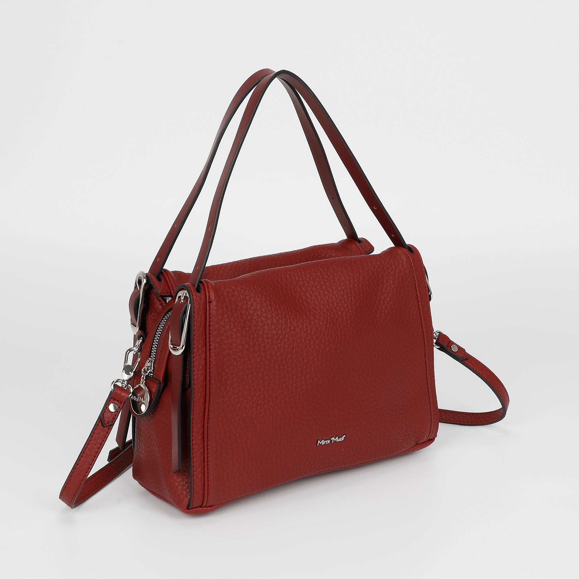 BORSA A MANO CON DOPPIO MANICO E CINTURINO