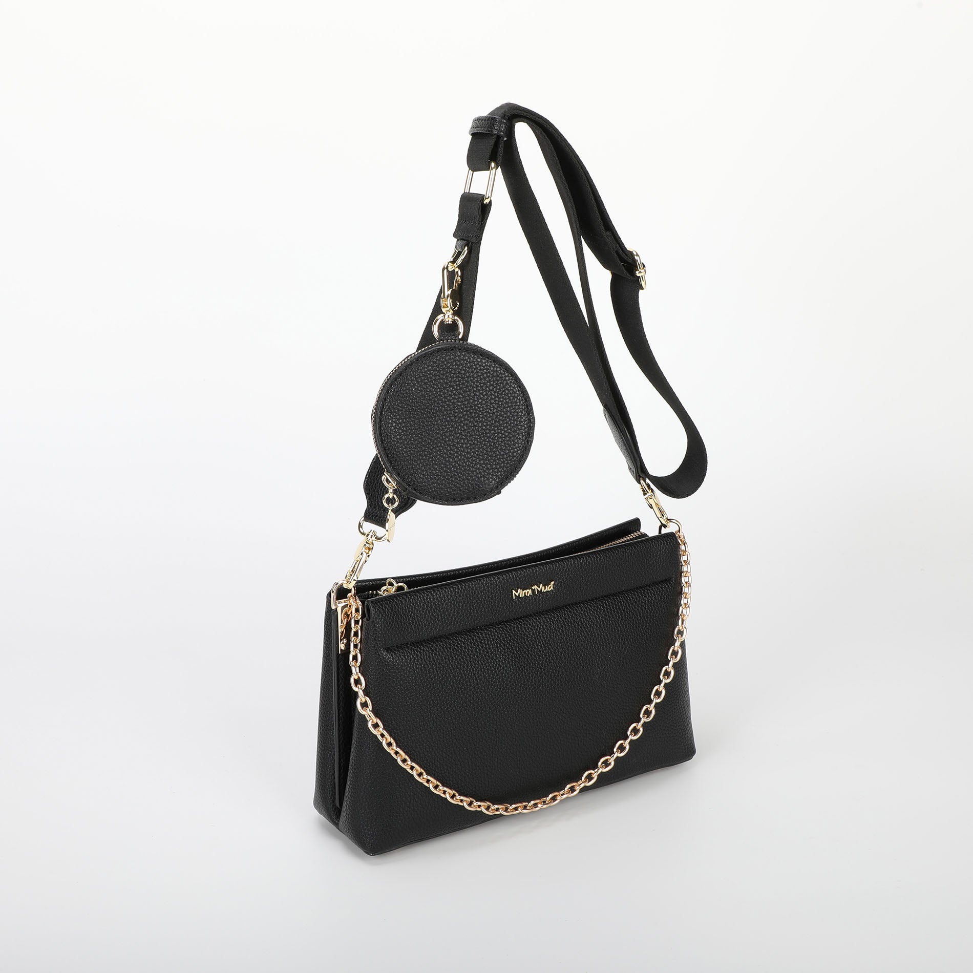 BORSA A TRACOLLA CON DETTAGLIO APPESO