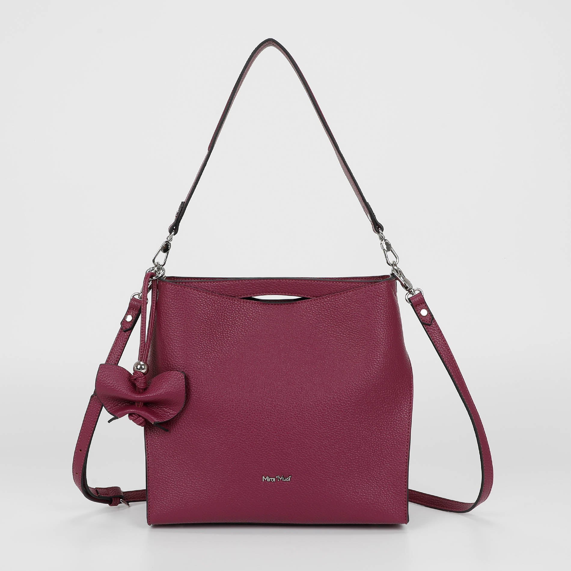 BORSA A SPALLA GRANDE CON BORDI NERI