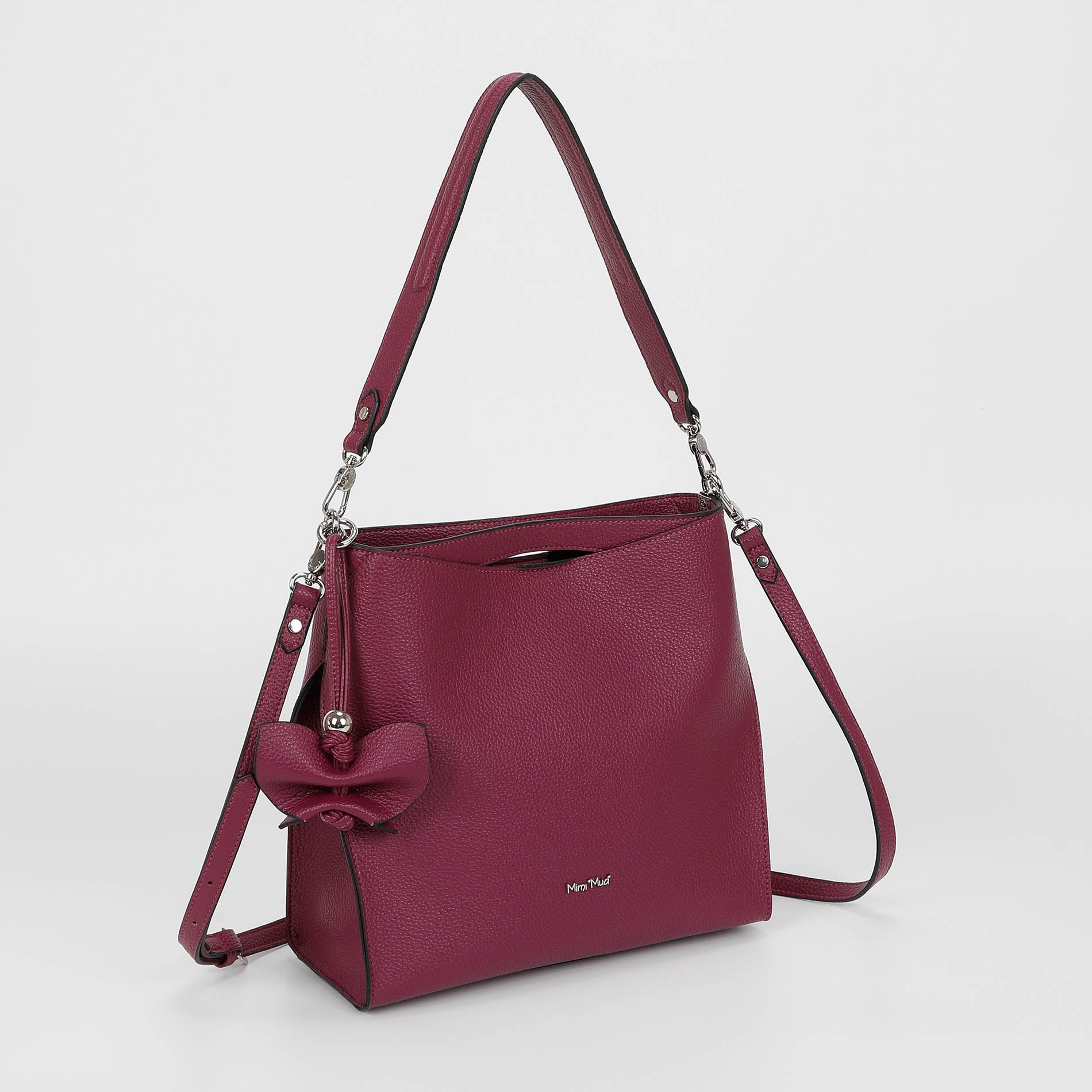 BORSA A SPALLA GRANDE CON BORDI NERI