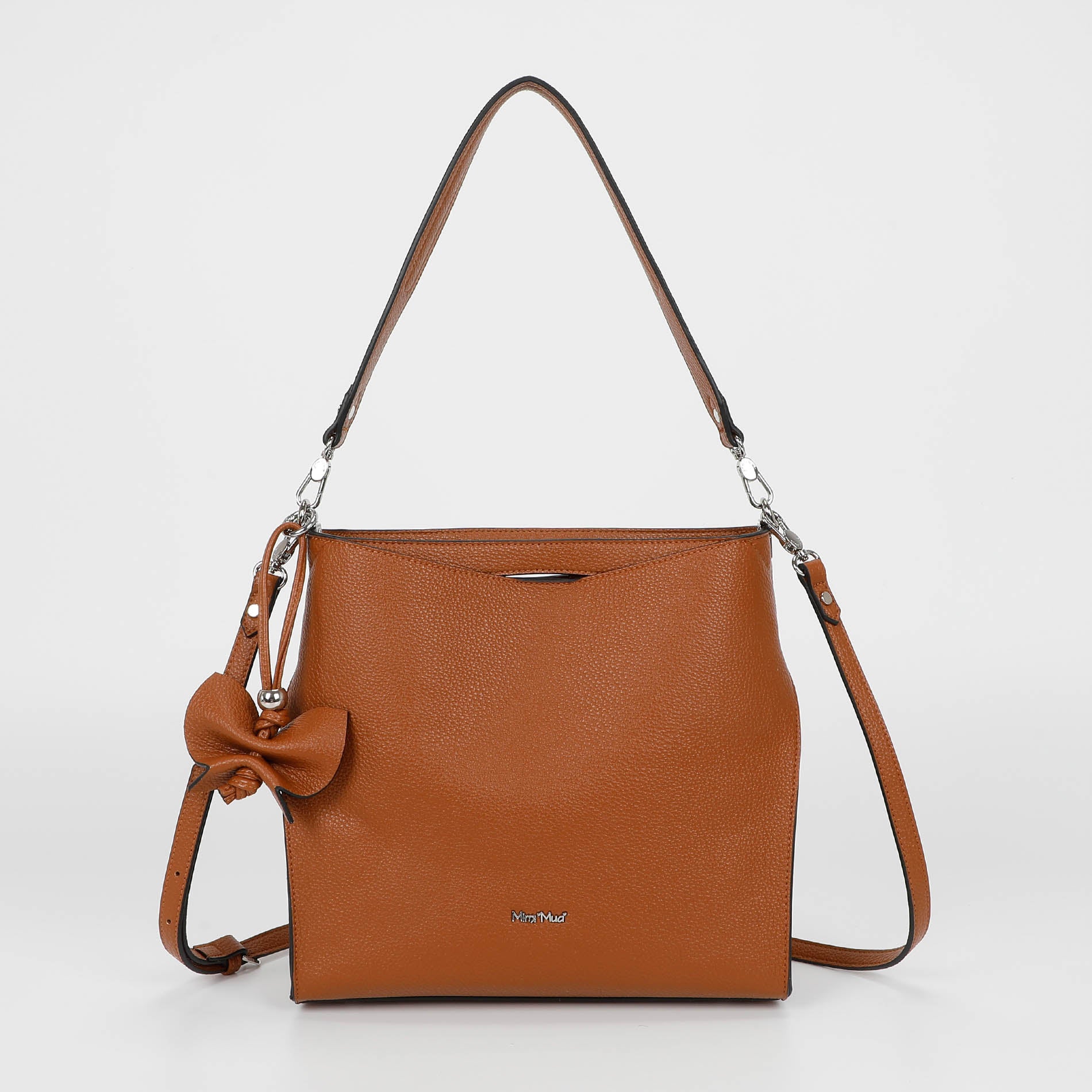 BORSA A SPALLA GRANDE CON BORDI NERI