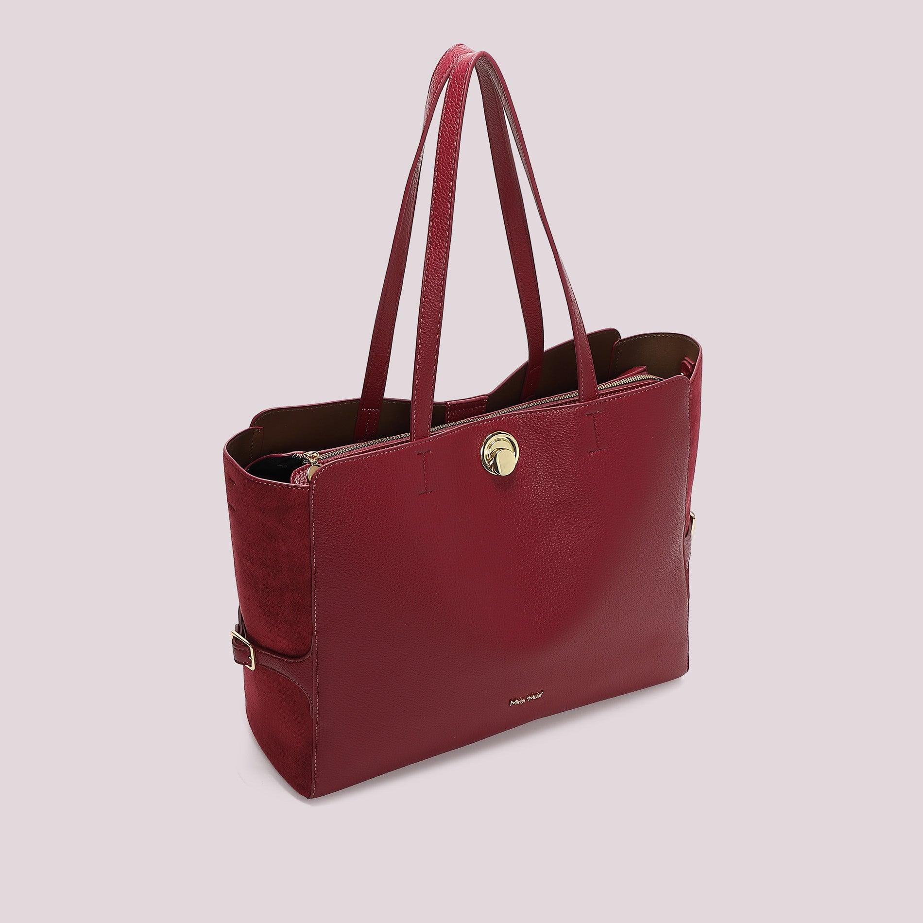 MIMI MUA FIRENZE-BORSA SHOPPING CON CINTURINO AL LATO