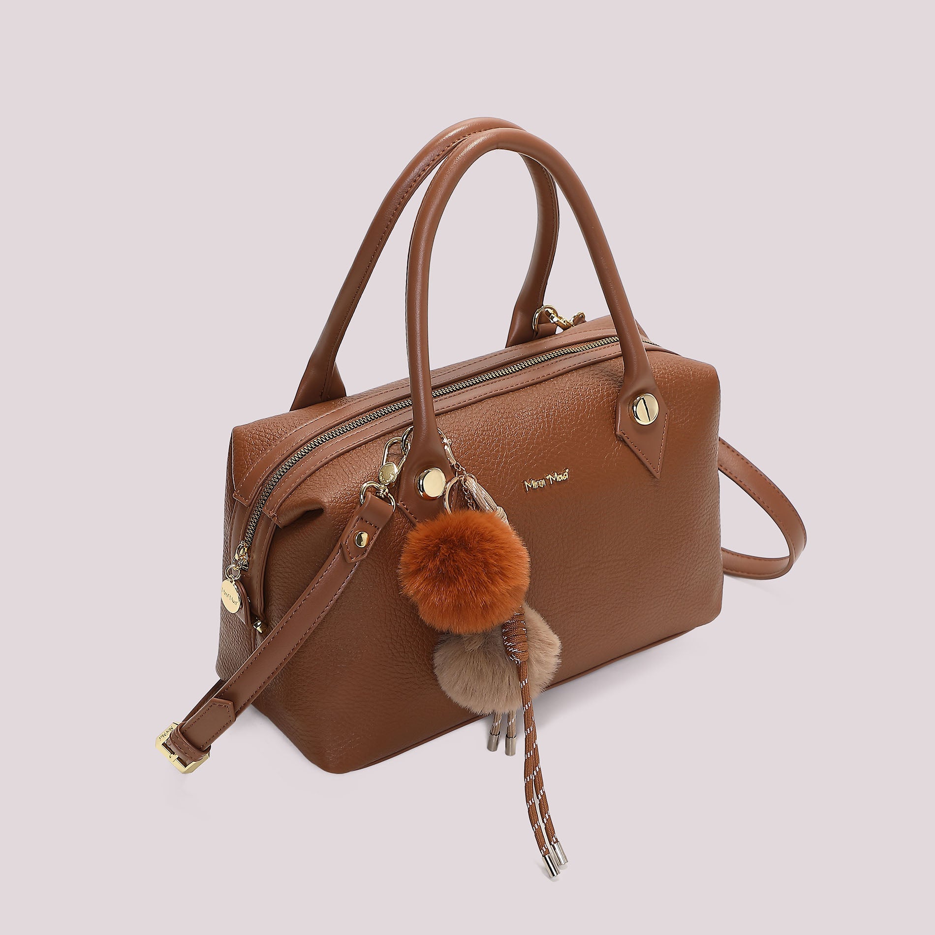 MIMI MUA FIRENZE-BORSA A BAULETTO CON DETTAGLIO APPESO