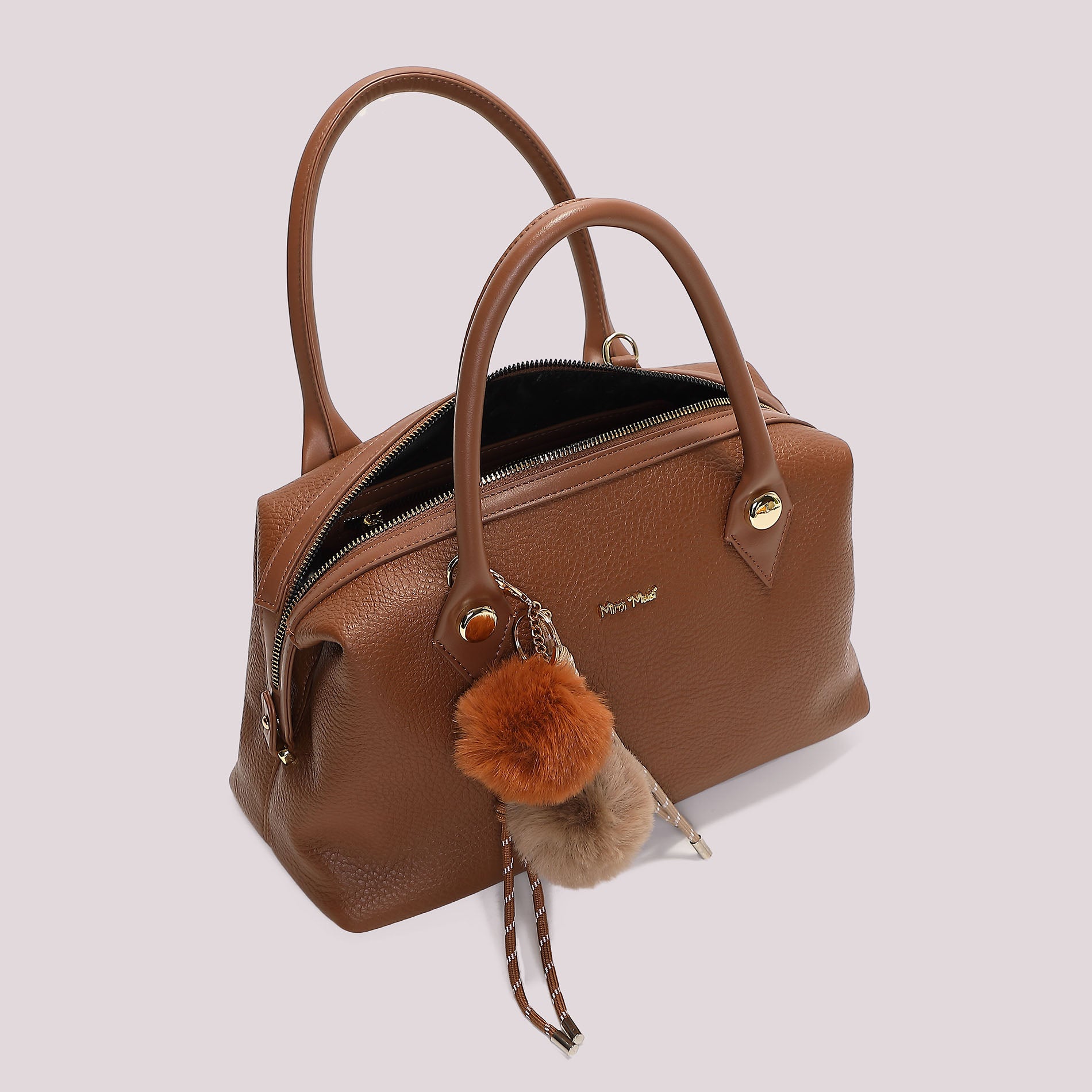 MIMI MUA FIRENZE-BORSA A BAULETTO CON DETTAGLIO APPESO