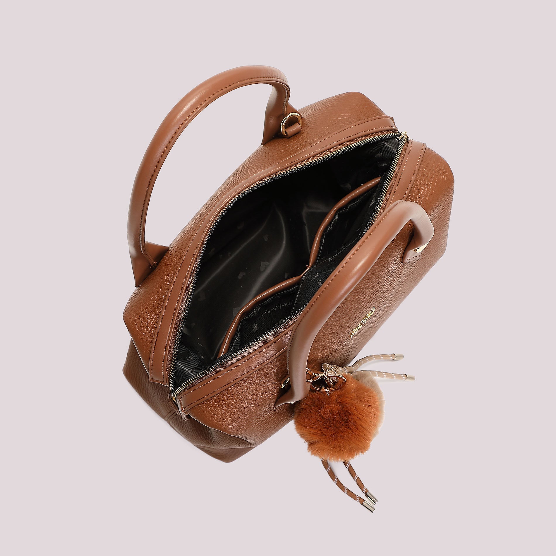 MIMI MUA FIRENZE-BORSA A BAULETTO CON DETTAGLIO APPESO
