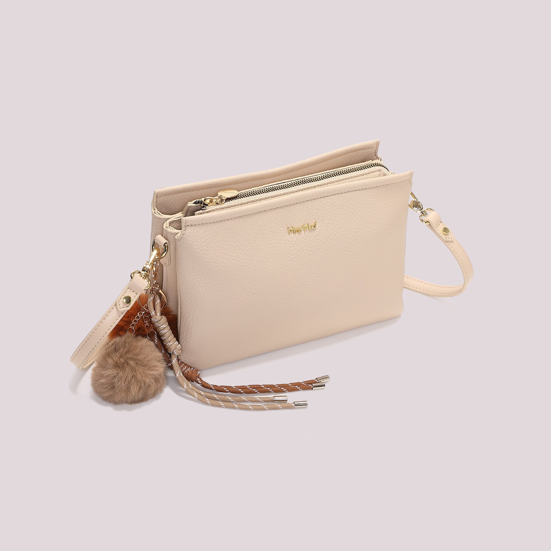 MIMI MUA FIRENZE-BORSA A TRACOLLA CON DETTAGLIO APPESO