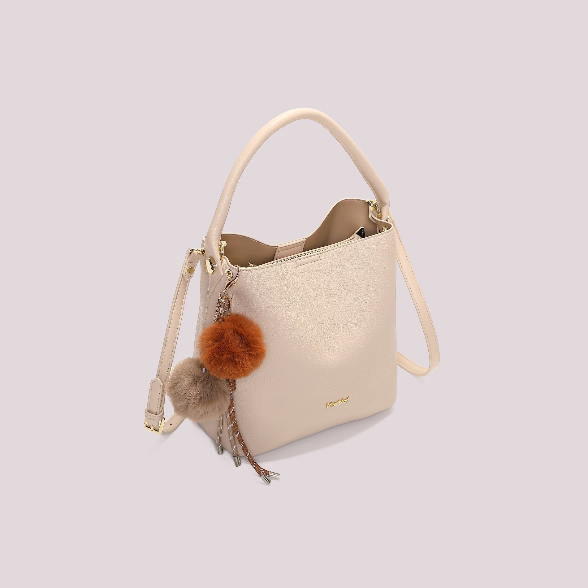 MIMI MUA FIRENZE-BORSA A SECCHIELLO CON DETTAGLIO APPESO