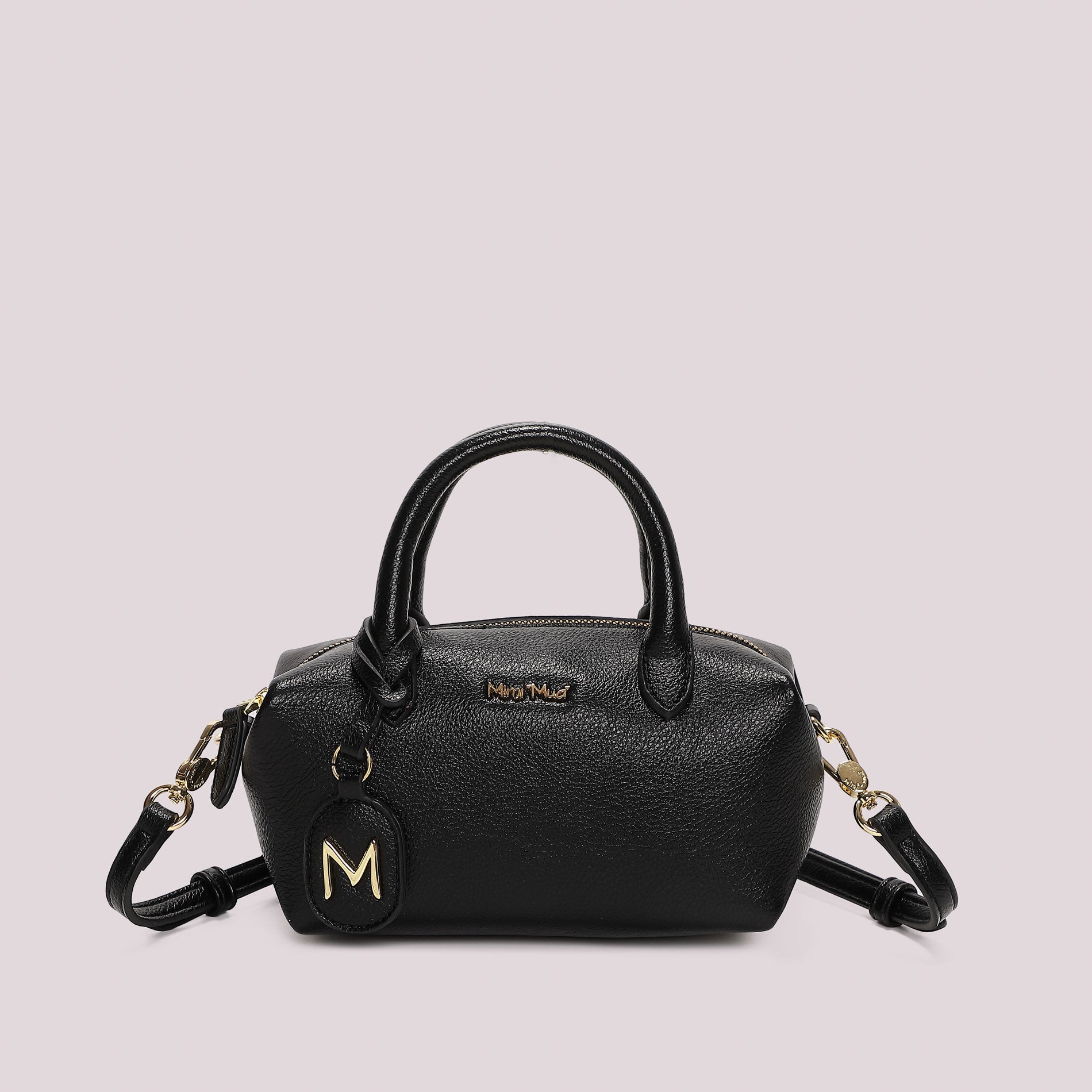 MIMI MUA FIRENZE-BORSA A BAULETTO PICCOLA CON TARGETTA LOGATA