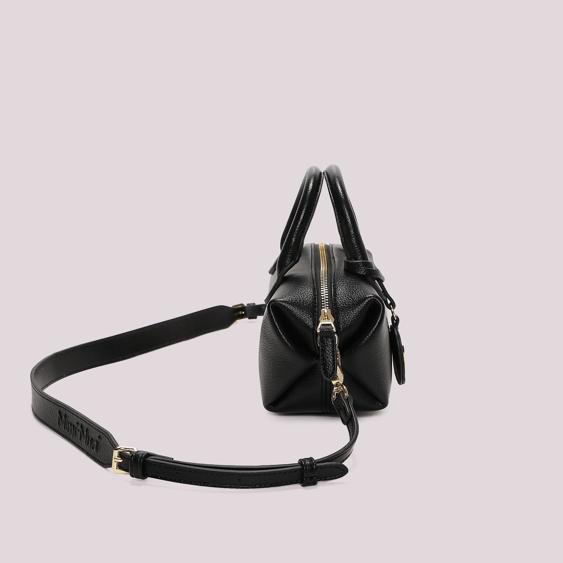 MIMI MUA FIRENZE-BORSA A BAULETTO PICCOLA CON TARGETTA LOGATA
