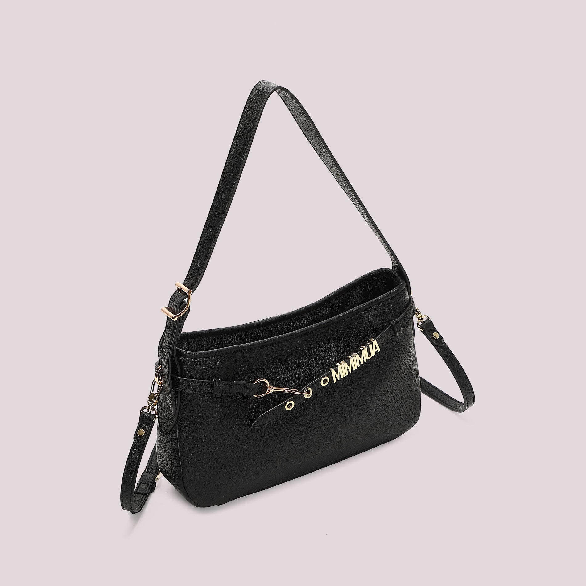 MIMI MUA FIRENZE-BORSA A SPALLA MEDIA CON LETTERE MIMI MUA