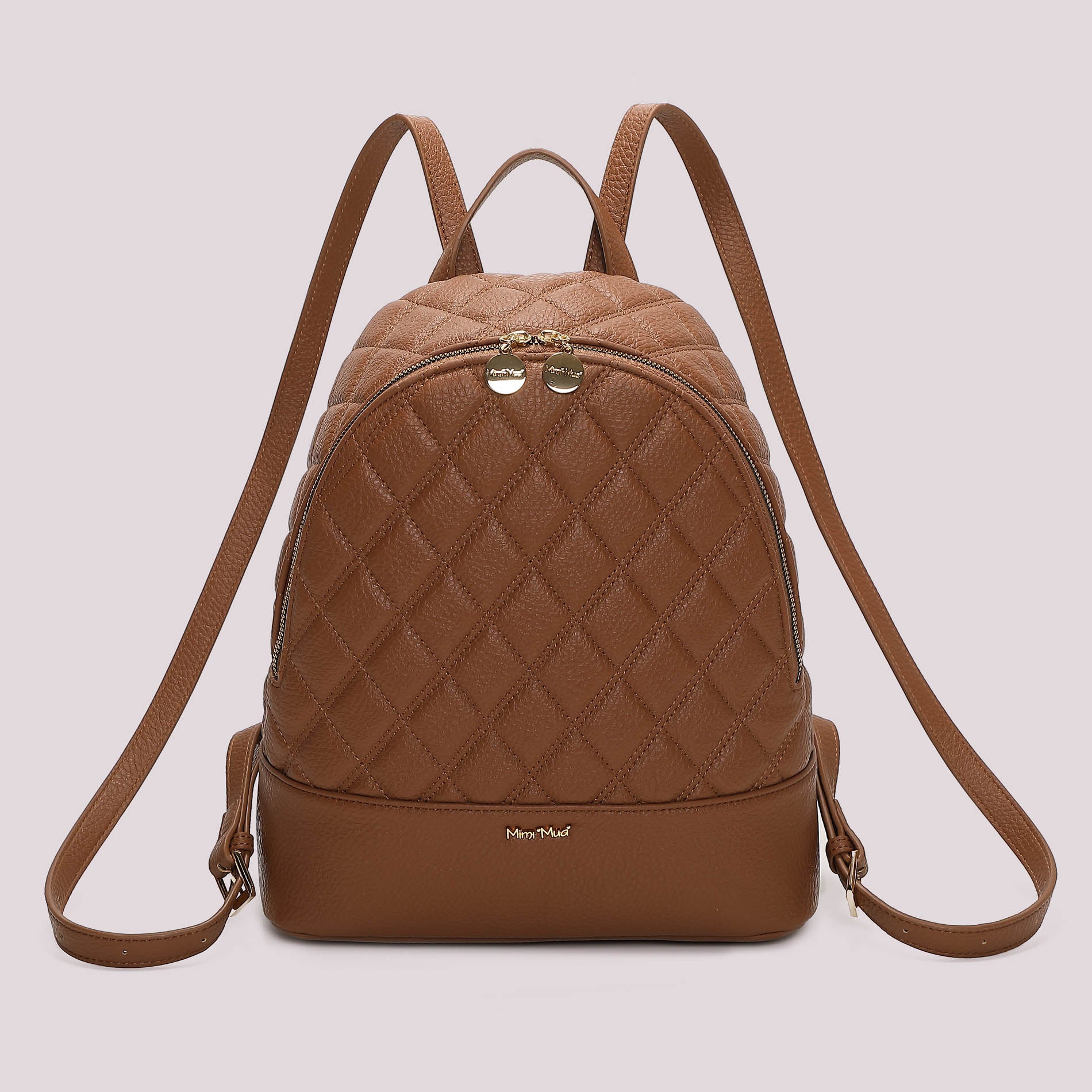 MIMI MUA FIRENZE-ZAINO TRAPUNTATO CON BASE LISCIA