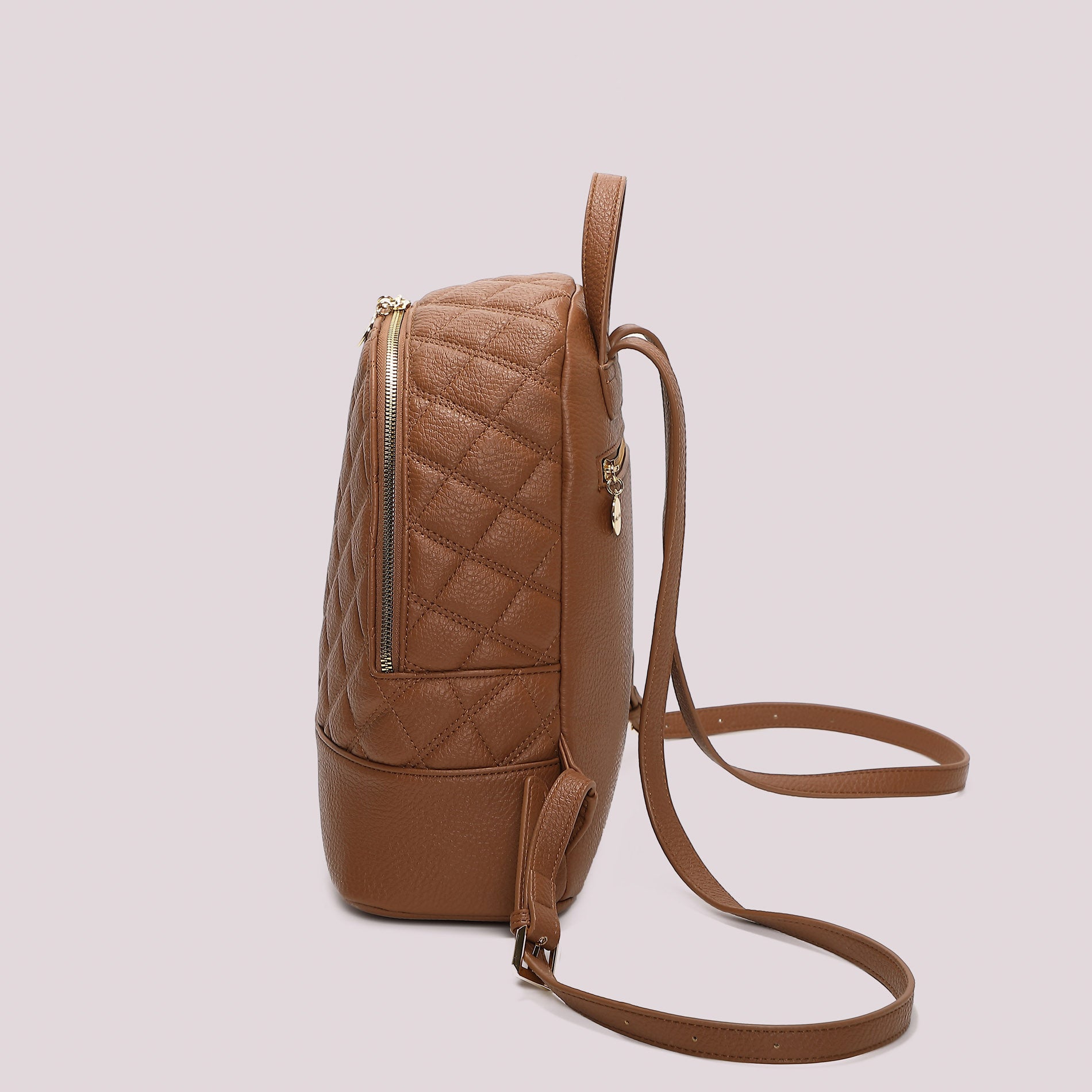 MIMI MUA FIRENZE-ZAINO TRAPUNTATO CON BASE LISCIA