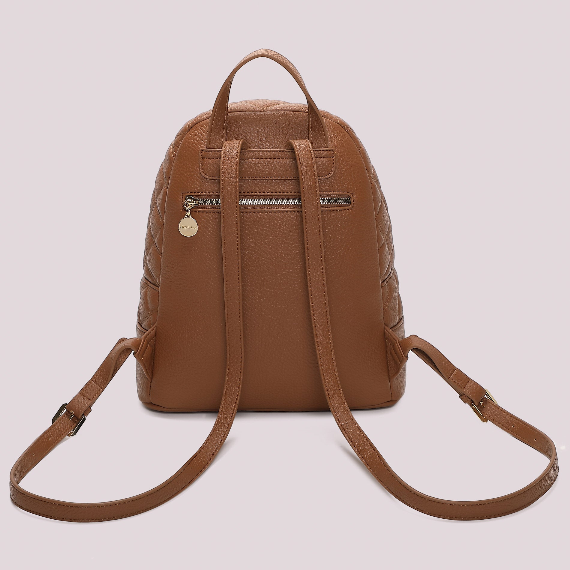 MIMI MUA FIRENZE-ZAINO TRAPUNTATO CON BASE LISCIA