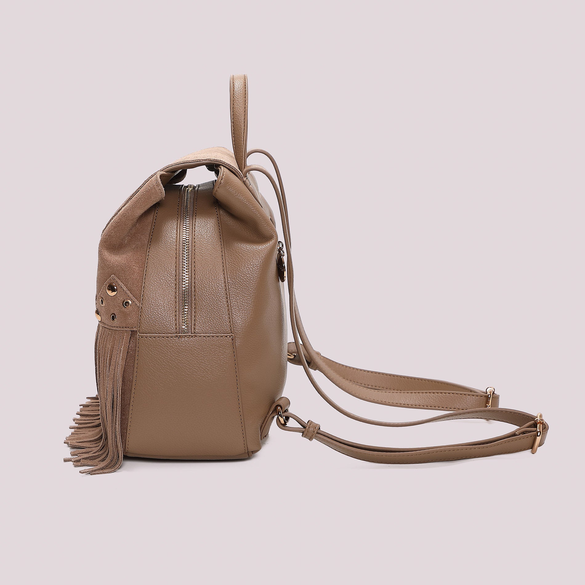 MIMI MUA FIRENZE-ZAINO CON FRANGE E BORCHIE