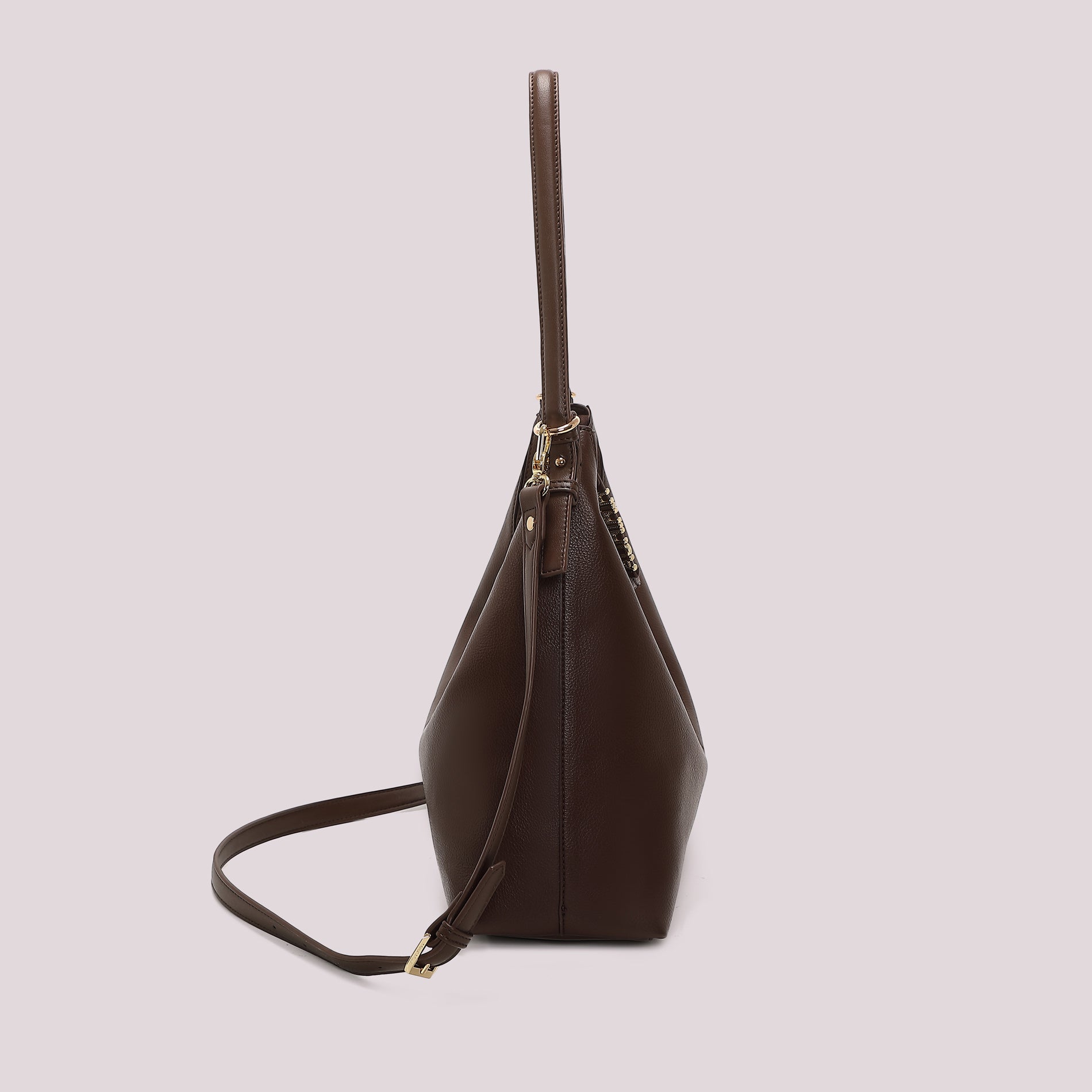 MIMI MUA FIRENZE-BORSA A SACCA CON LETTERE MIMI MUA SULLA ZIP