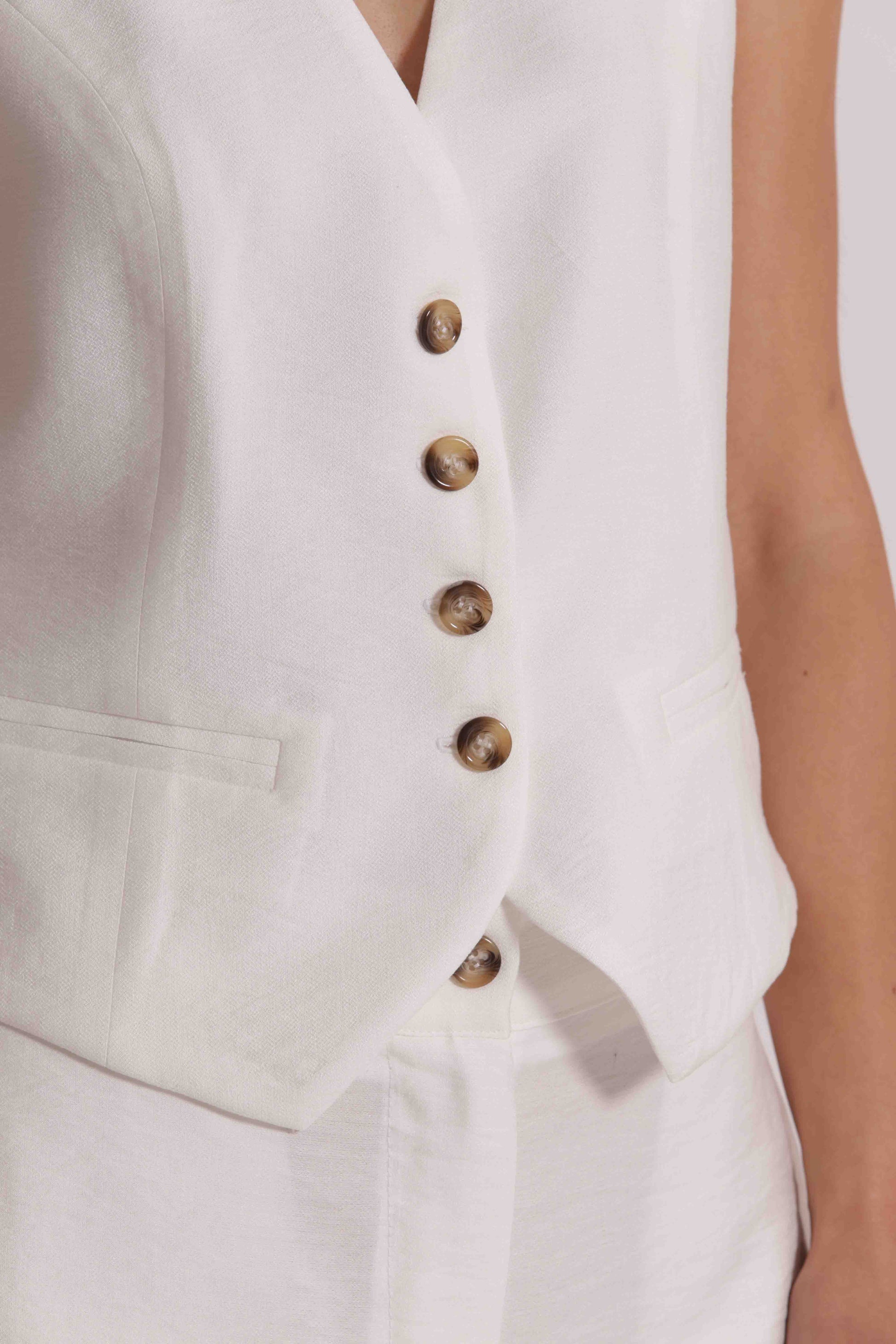 GILET BASIC VISCOSA NYLON