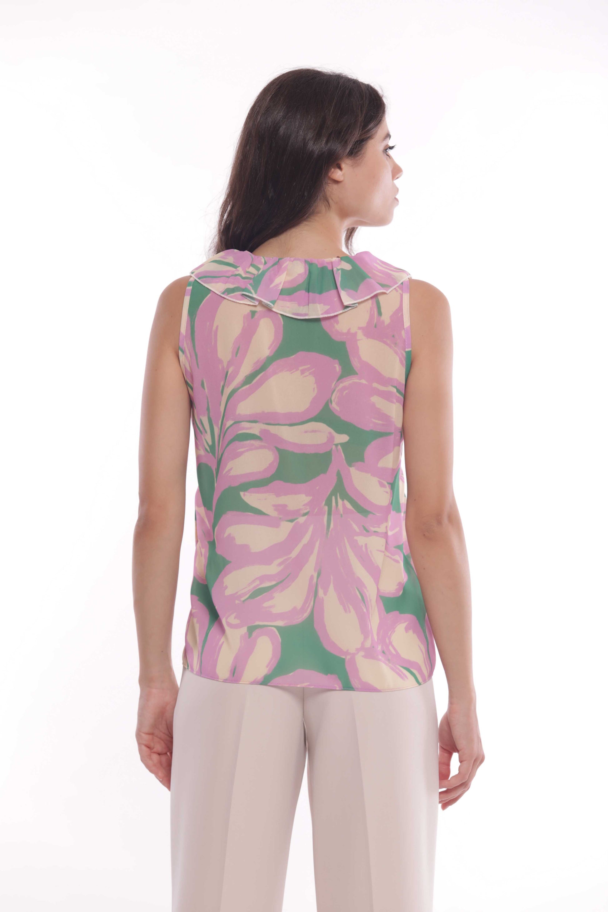 TOP FANTASIA ABSTRACT FLOWER