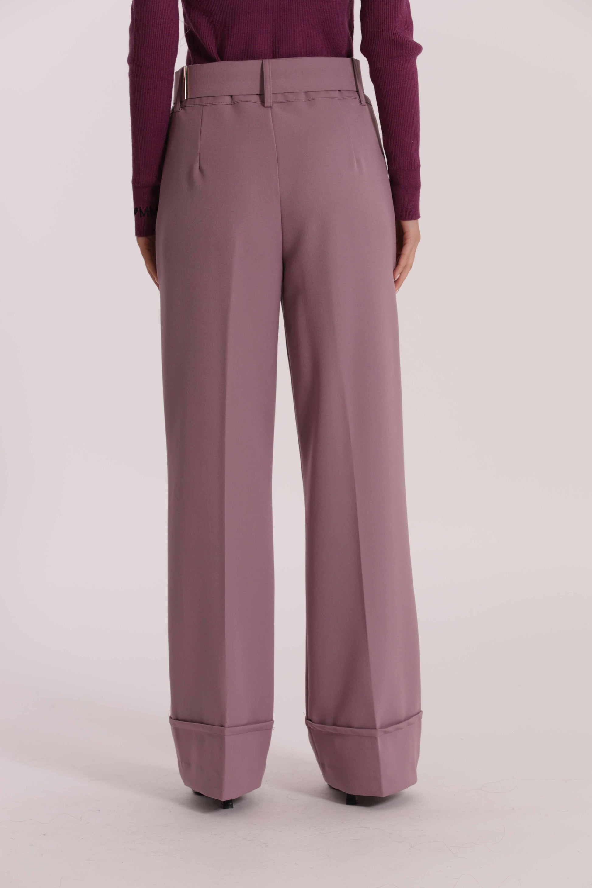 PANTALONE CON CINTURA IN POLYVISCOSA