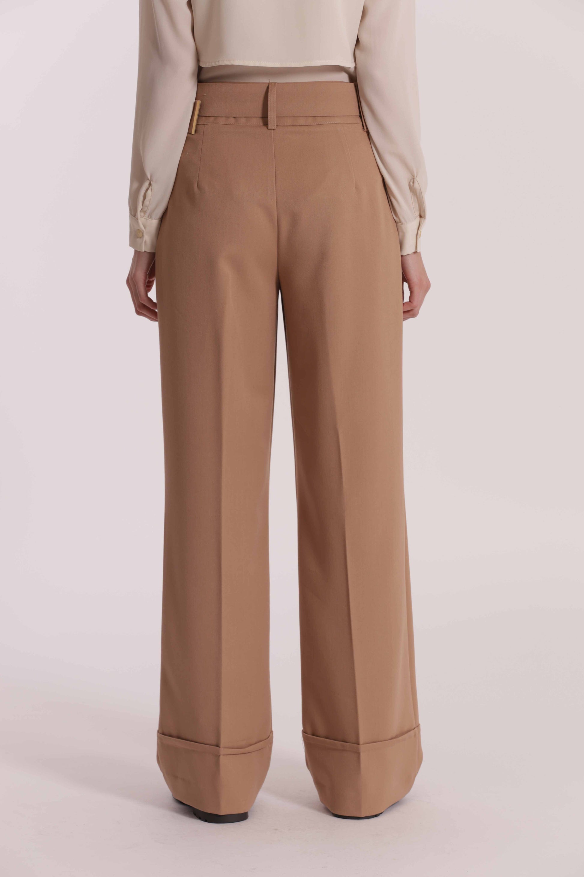 PANTALONE CON CINTURA IN POLYVISCOSA