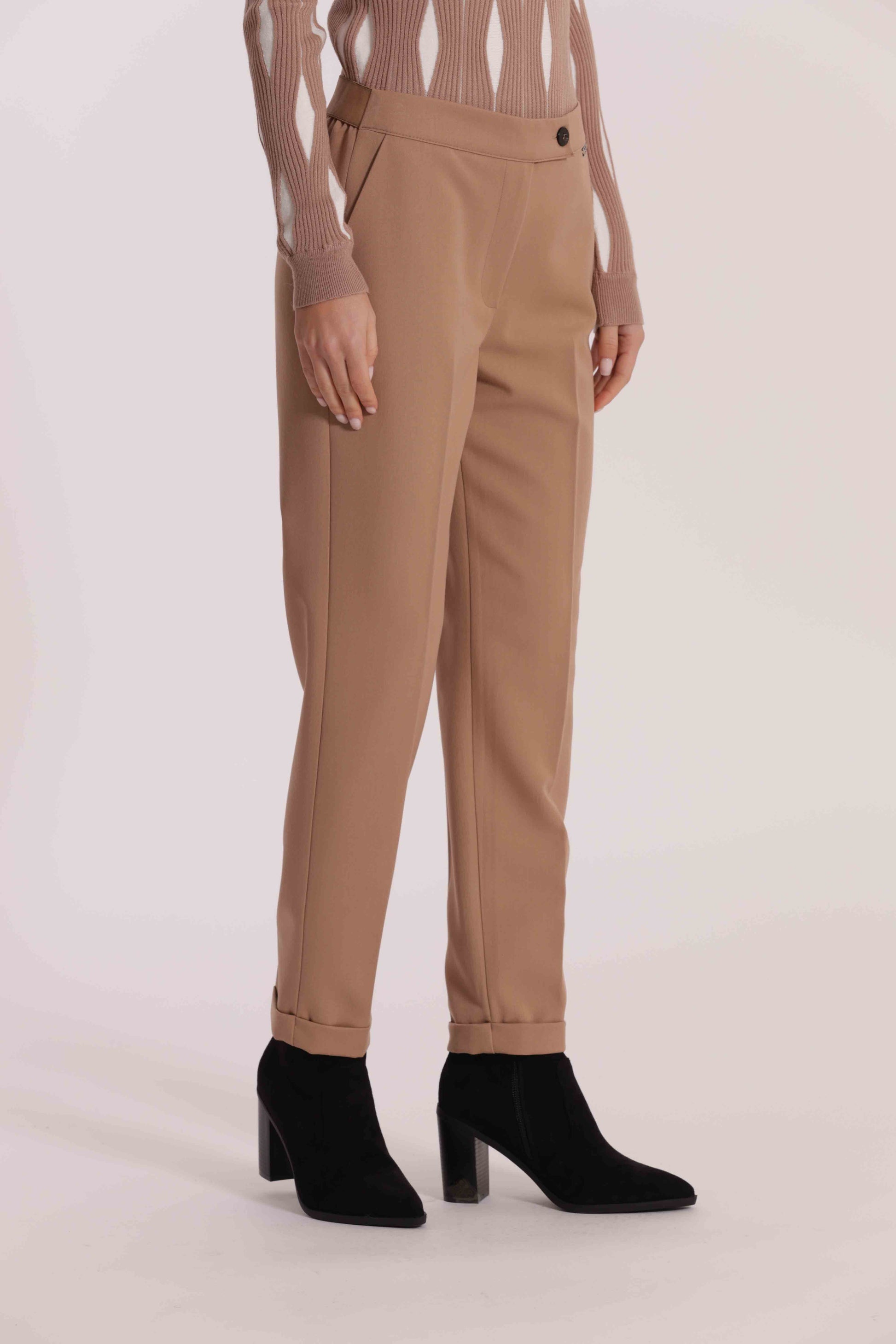 PANTALONE SIGARETTA IN POLYVISCOSA