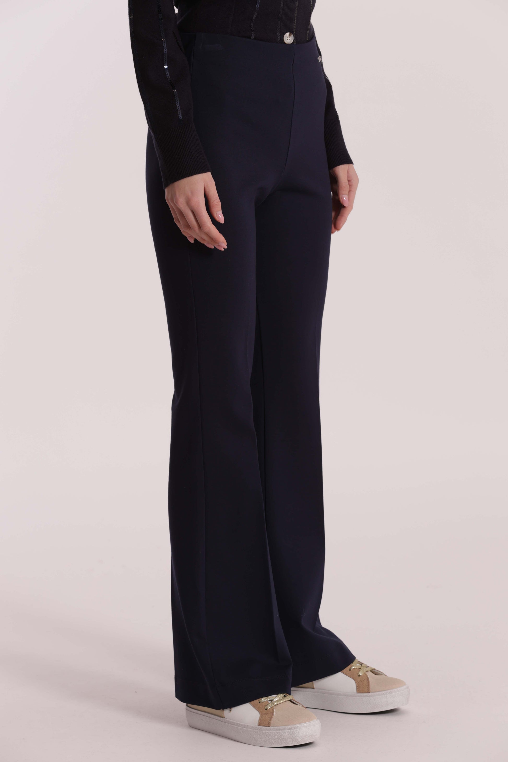 PANTALONE FLARE IN PUNTO MILANO