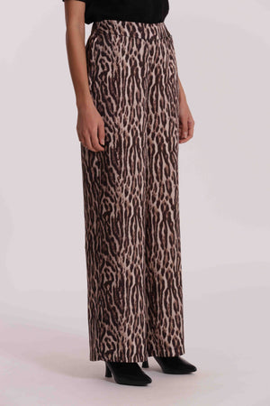 PANTALONE PALAZZO FANTASIA ANIMALIER