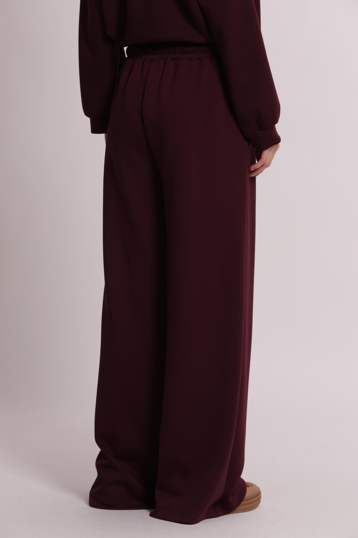 MIMI MUA FIRENZE-PANTALONE DI FELPA PALAZZO