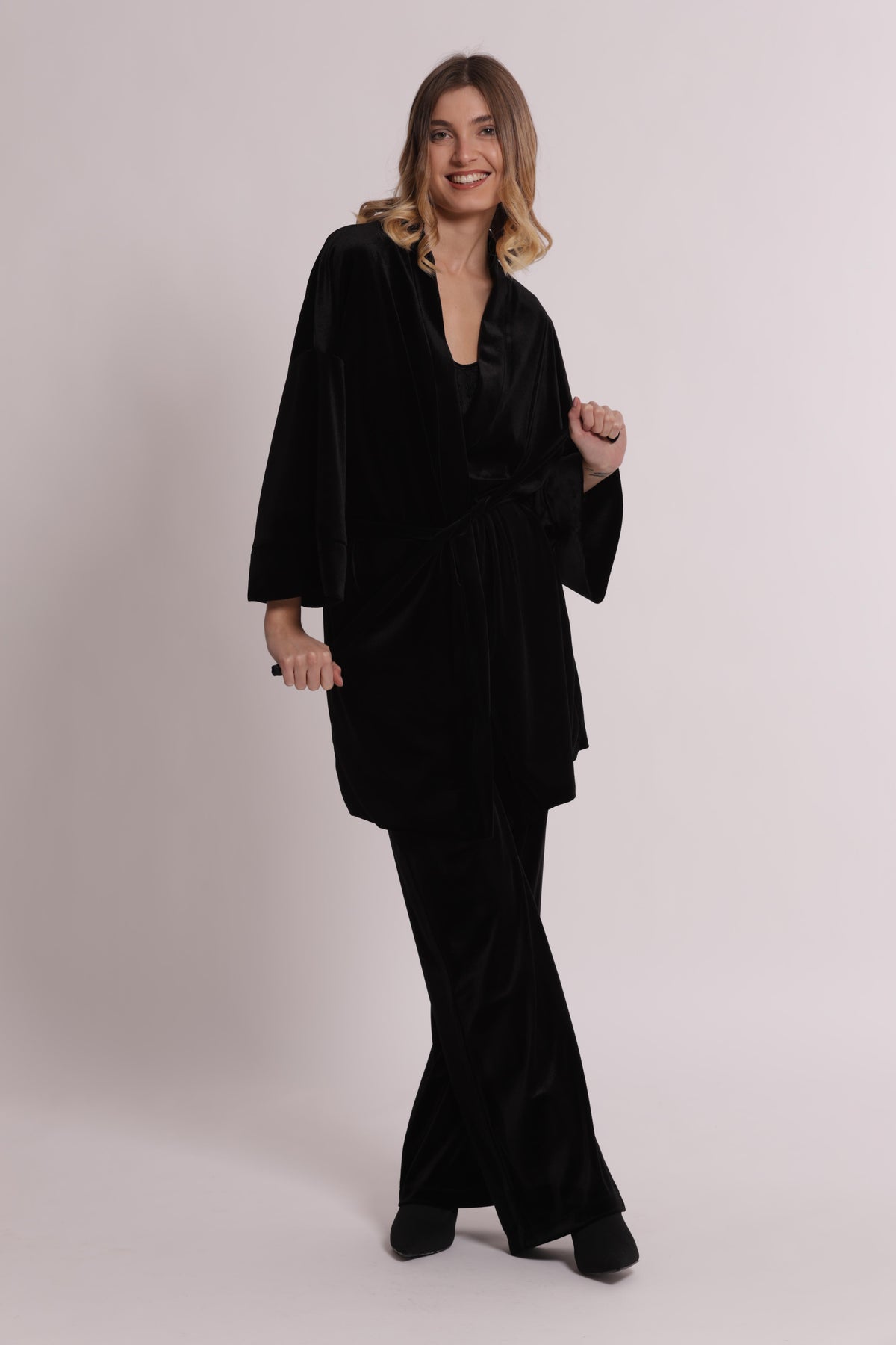 MIMI MUA FIRENZE-KIMONO IN VELLUTO