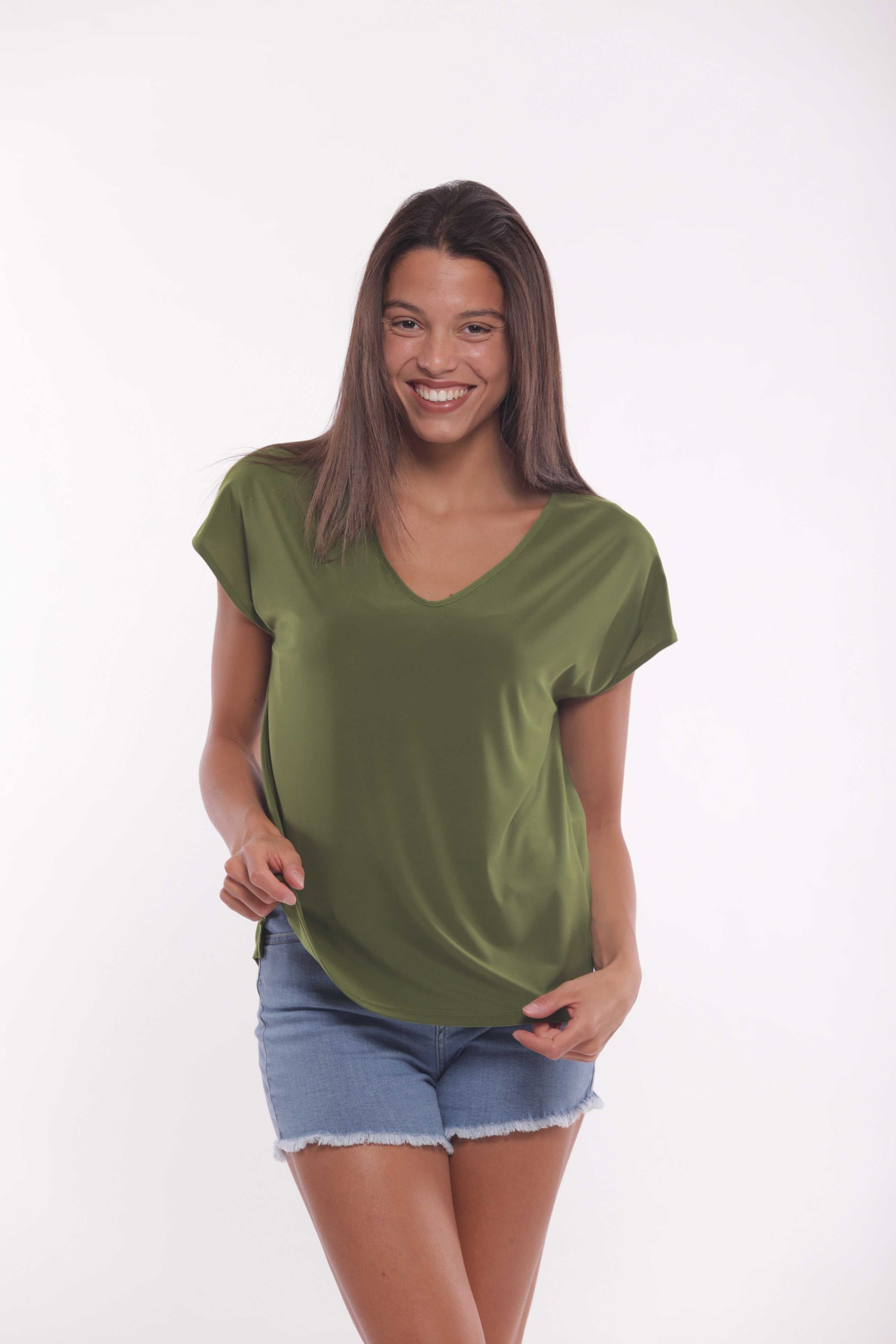 BLUSA SCOLLO A V IN ITY