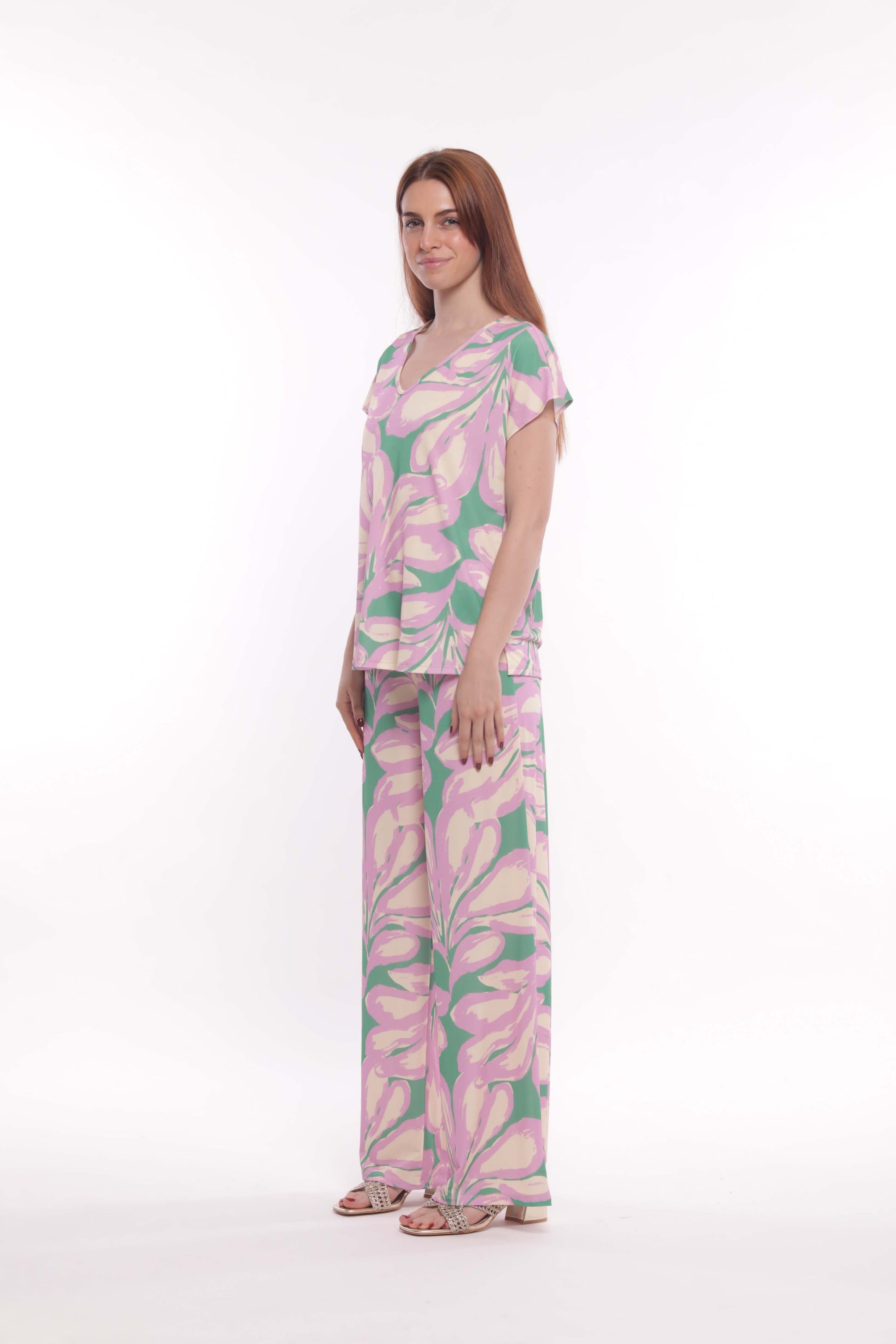 BLUSA SCOLLO A V IN ITY FANTASIA