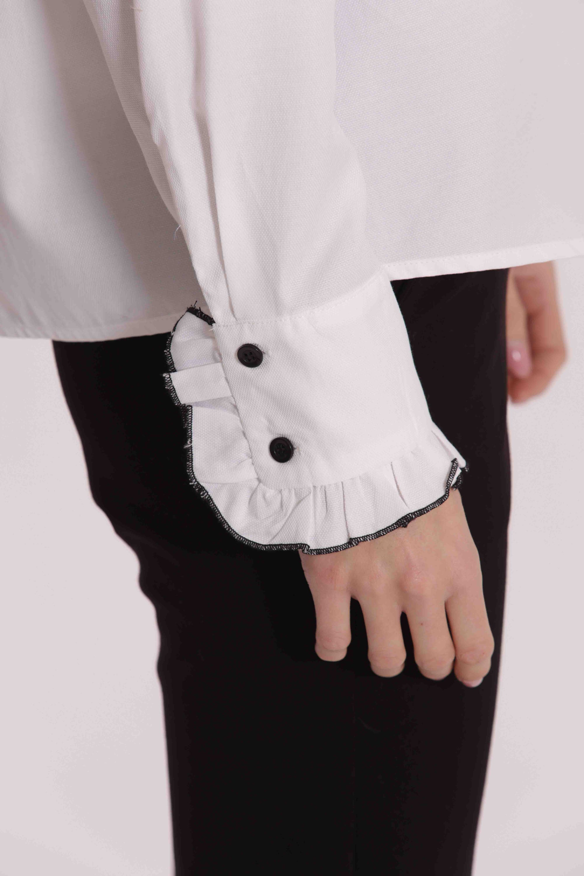 CAMICIA CON DETTAGLI ROUCHES