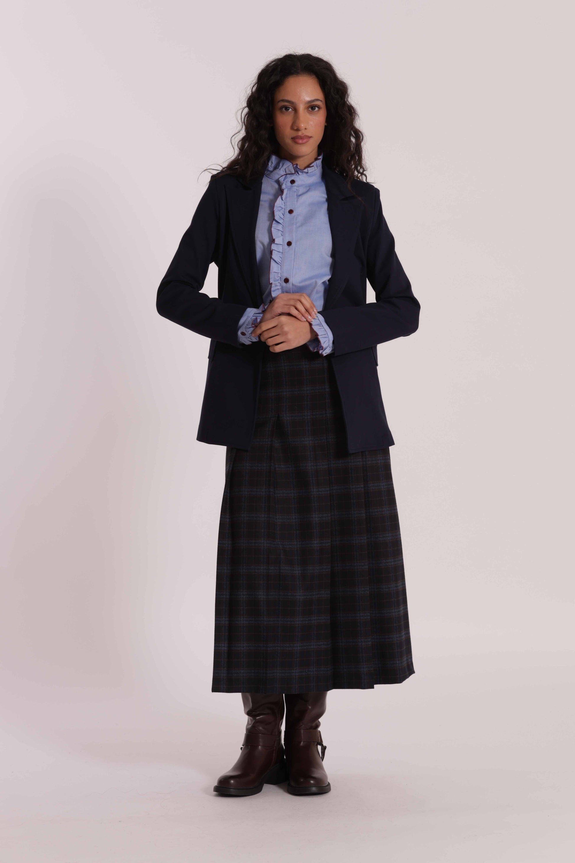 CAMICIA CON DETTAGLI ROUCHES