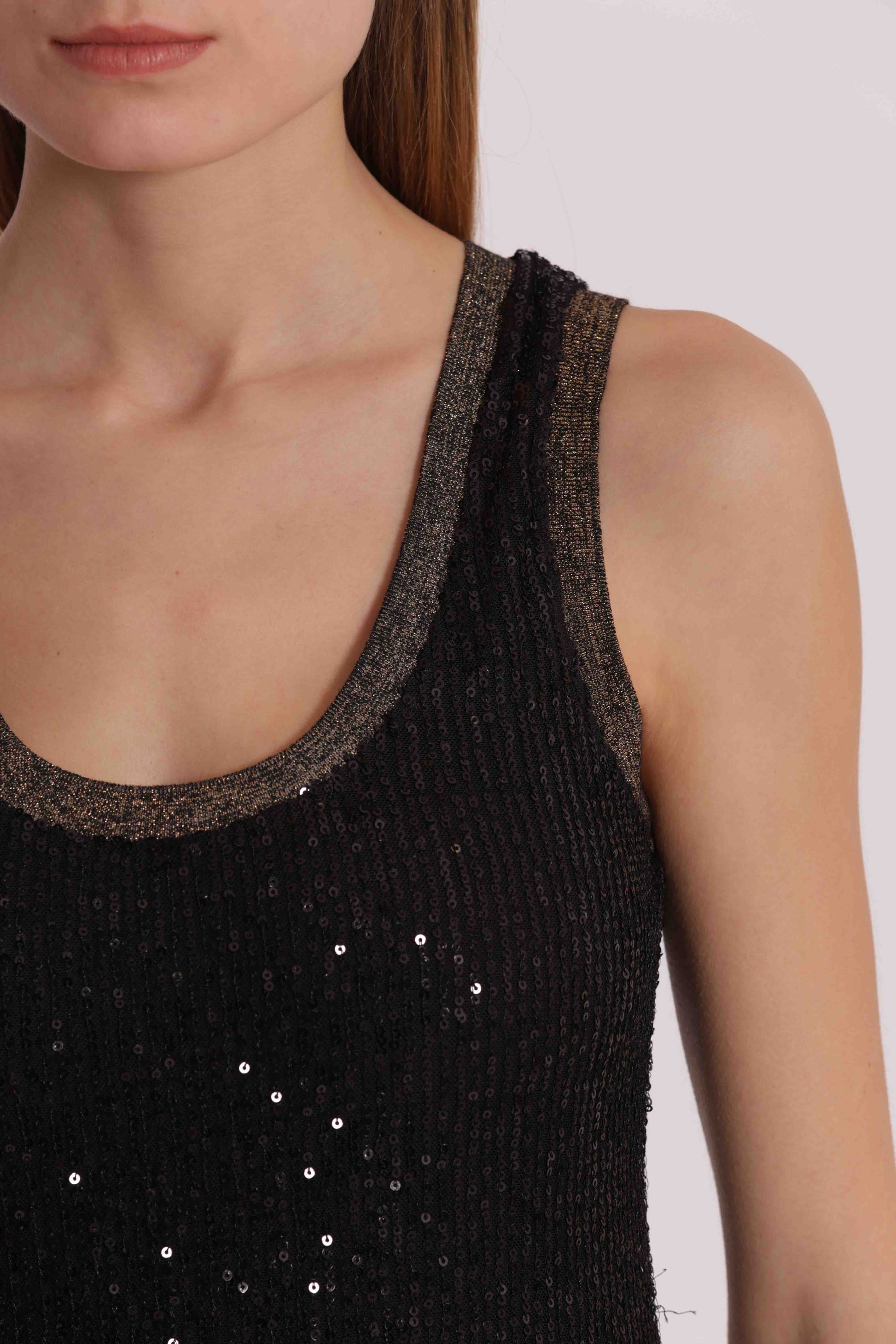 MIMI MUA FIRENZE-TOP DI PAILLETTES