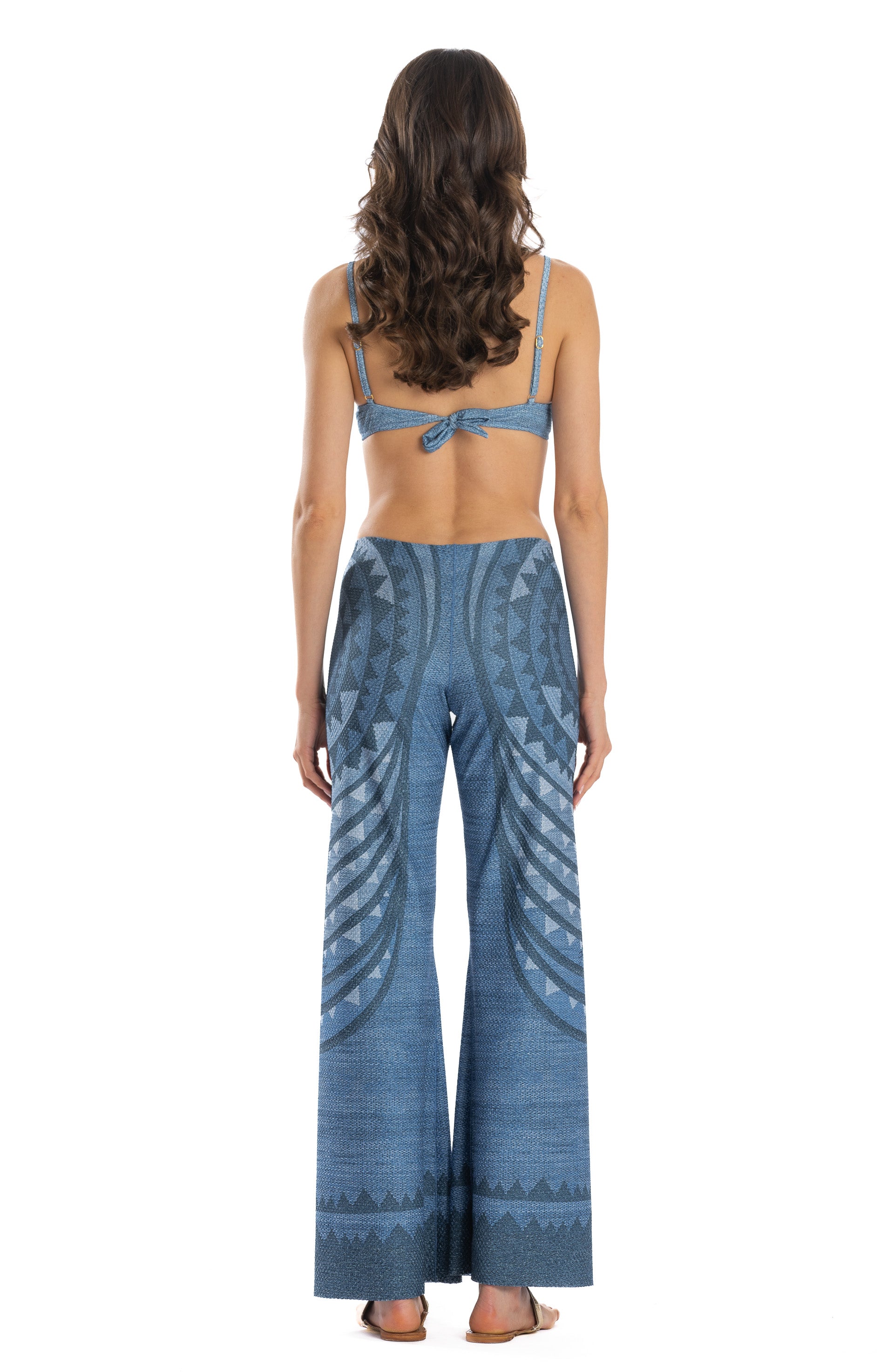 PANTALONE INTRECCIO AFRICANO DOUBLE FACE JUTA