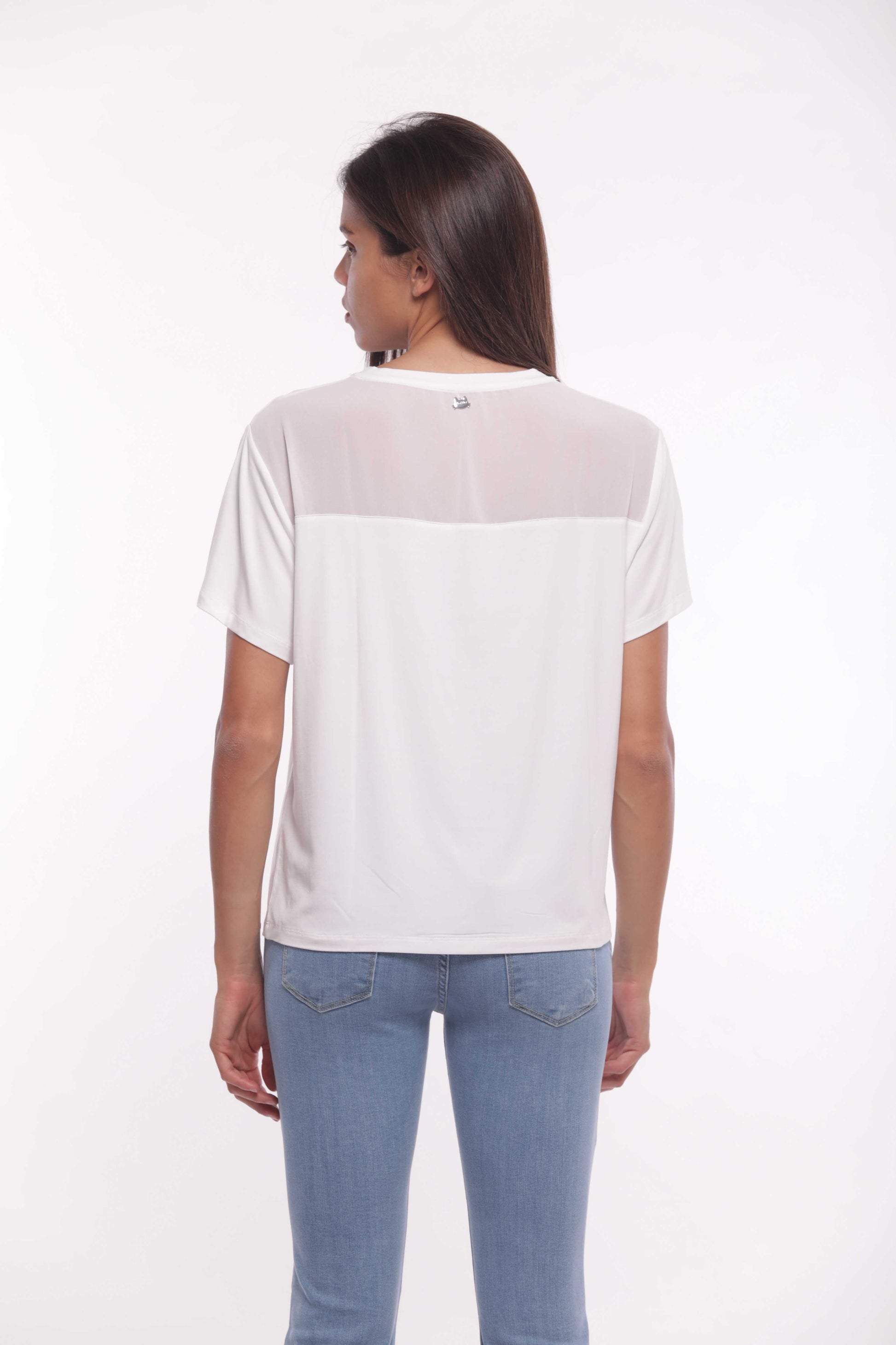 T-SHIRT CON TRASPARENZE