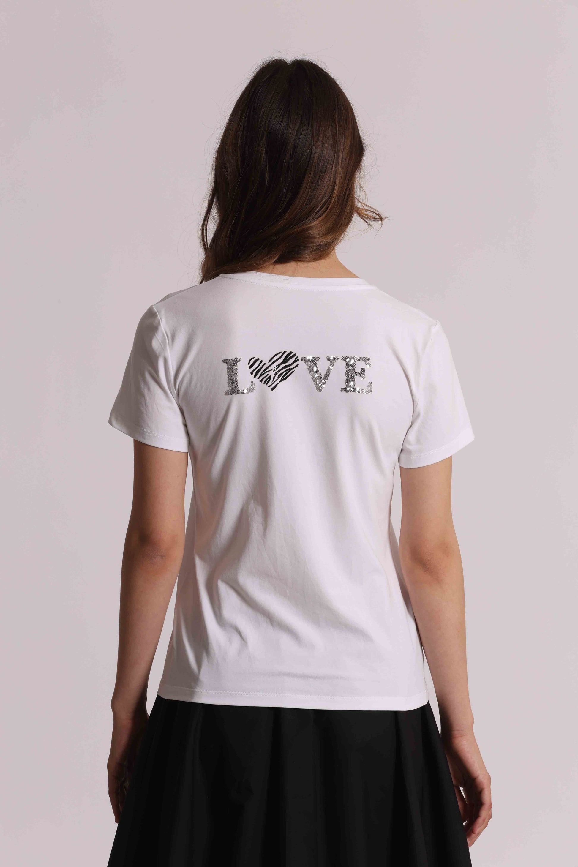 T-SHIRT CON TASCHINO ZEBRATO