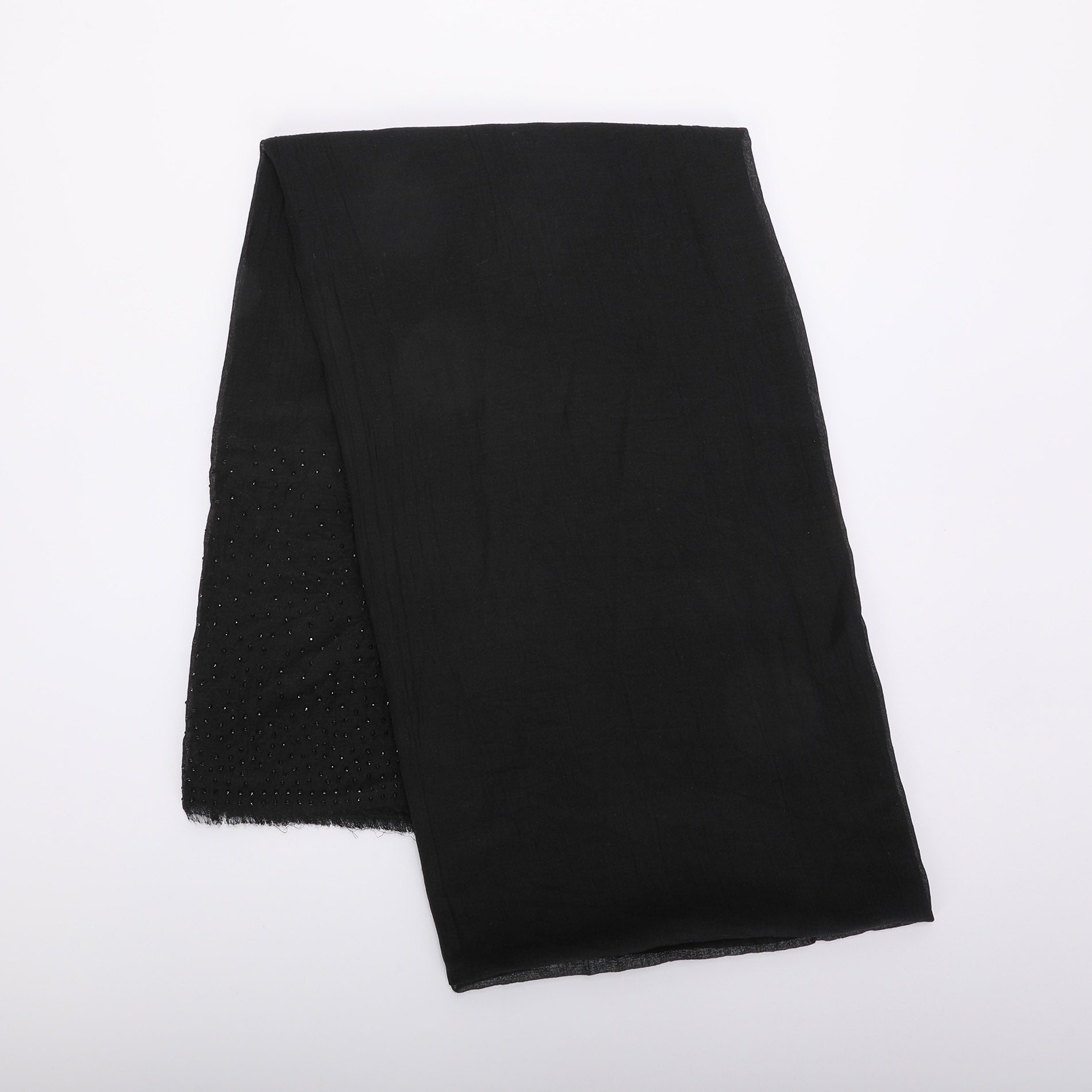 FOULARD TINTA UNITA CON STRASS