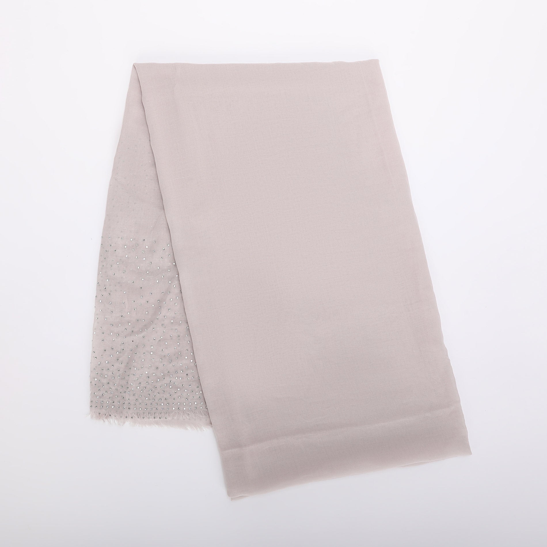 FOULARD TINTA UNITA CON STRASS