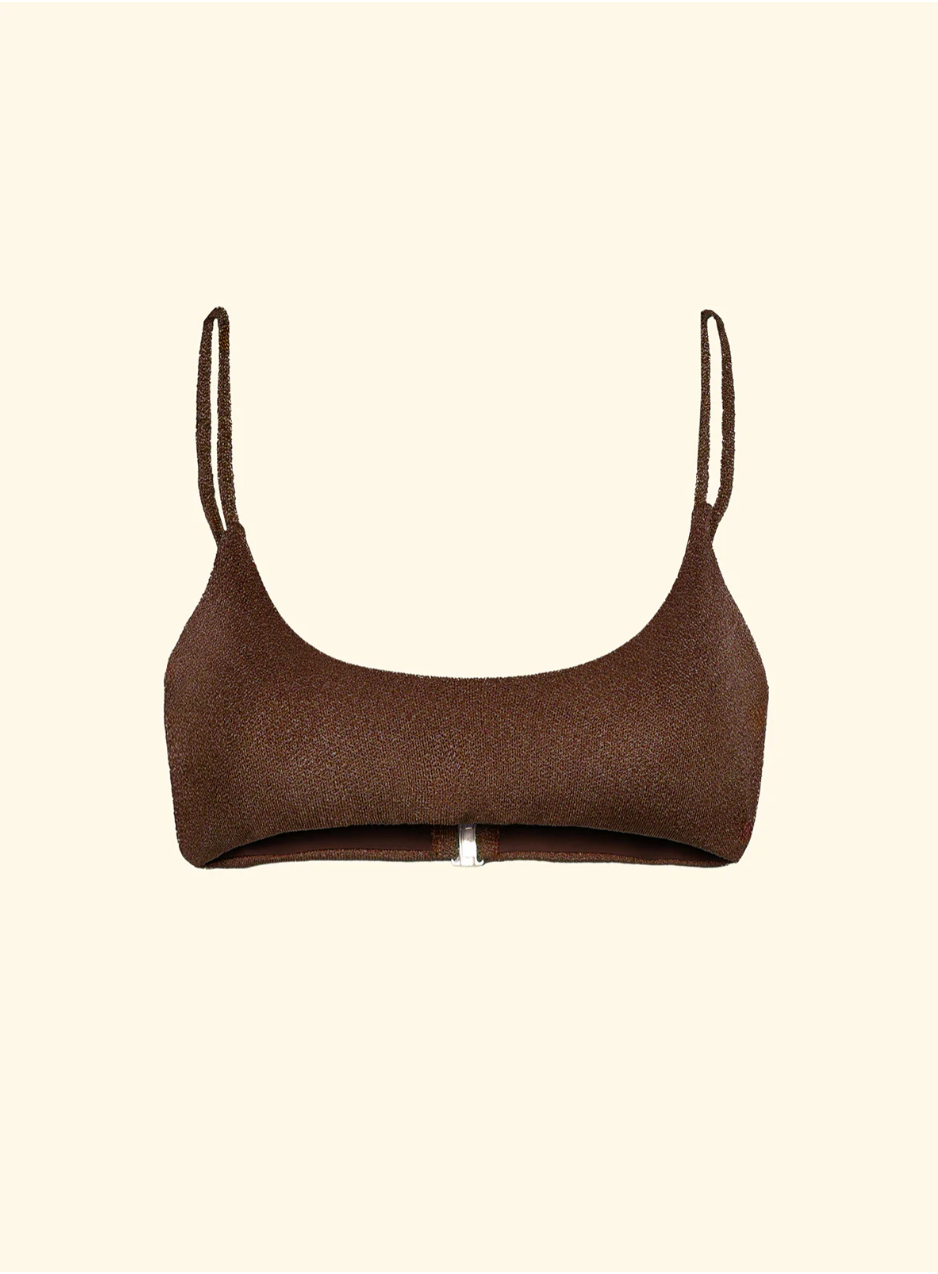 Top Fisso Donna F**K Marrone SW1131/ Slip Americano Fisso Donna F**K Marrone SW1142