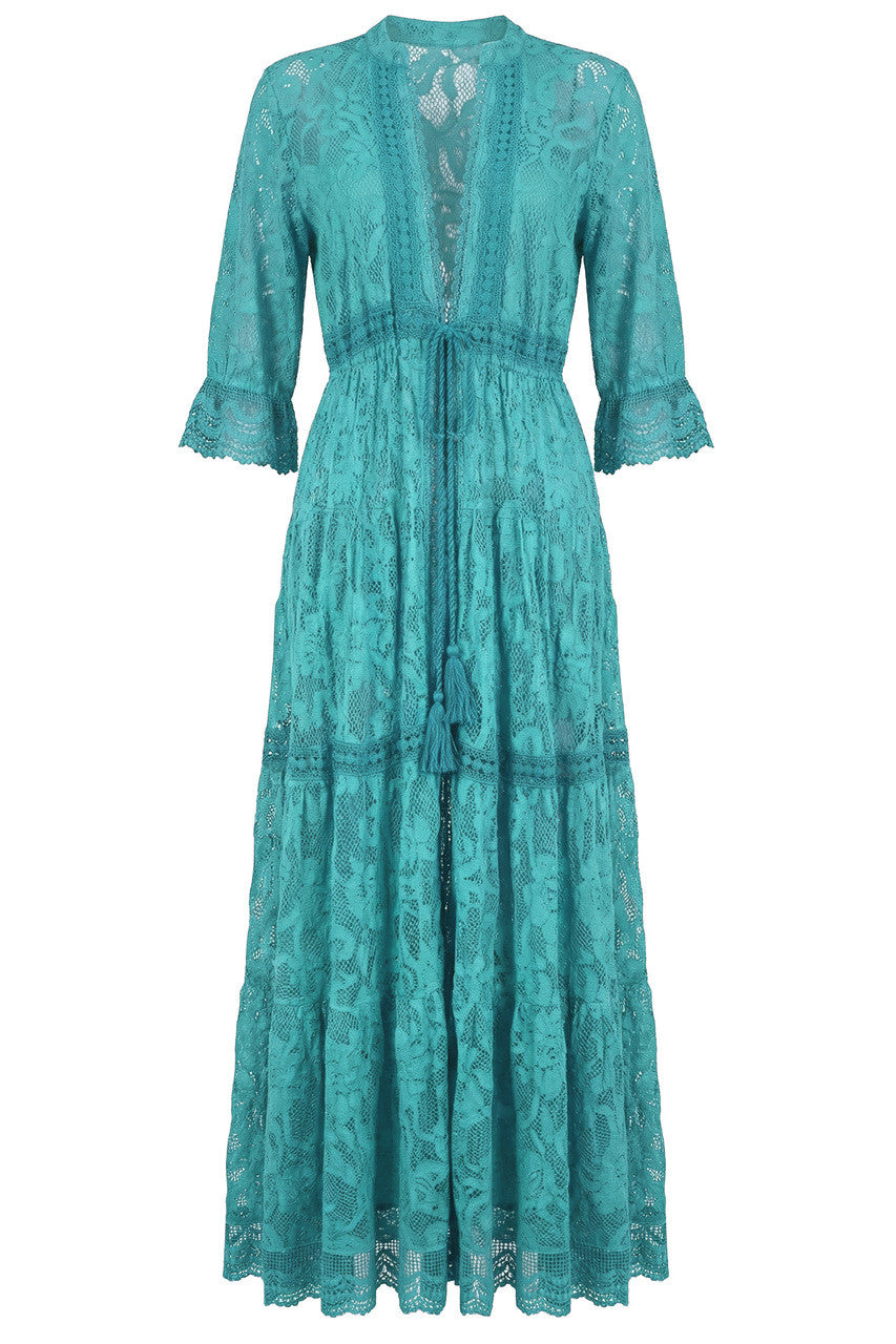 Vestaglia colors in pizzo