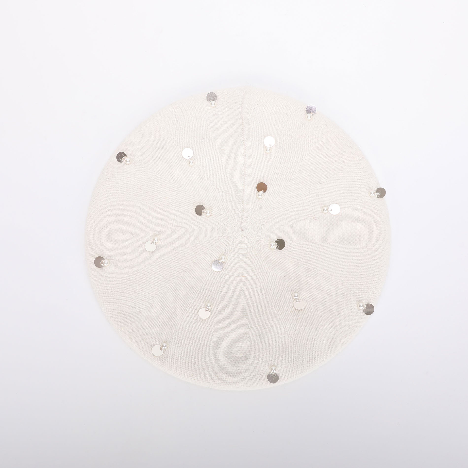 BASCO CON PERLE E PAILLETTES