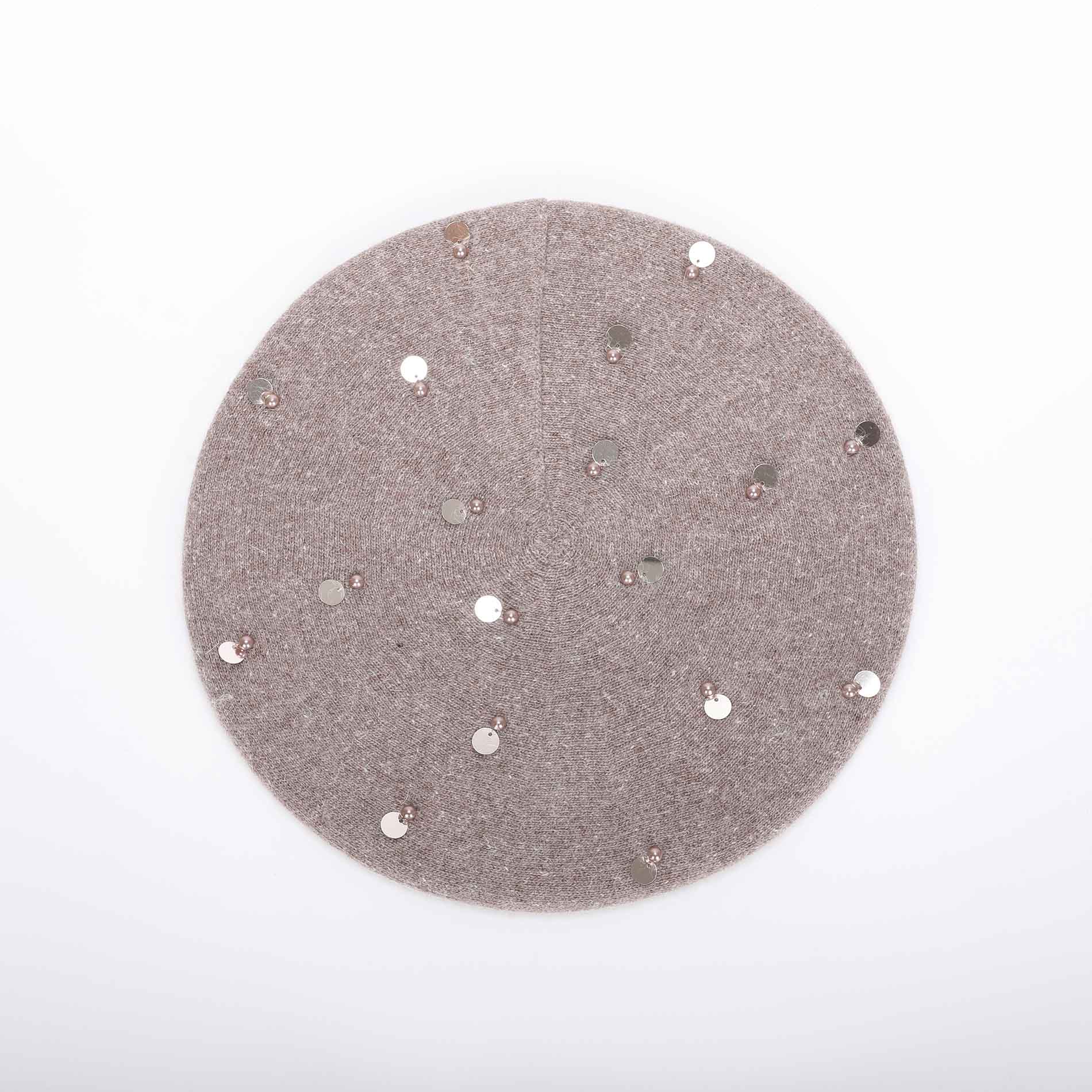 BASCO CON PERLE E PAILLETTES