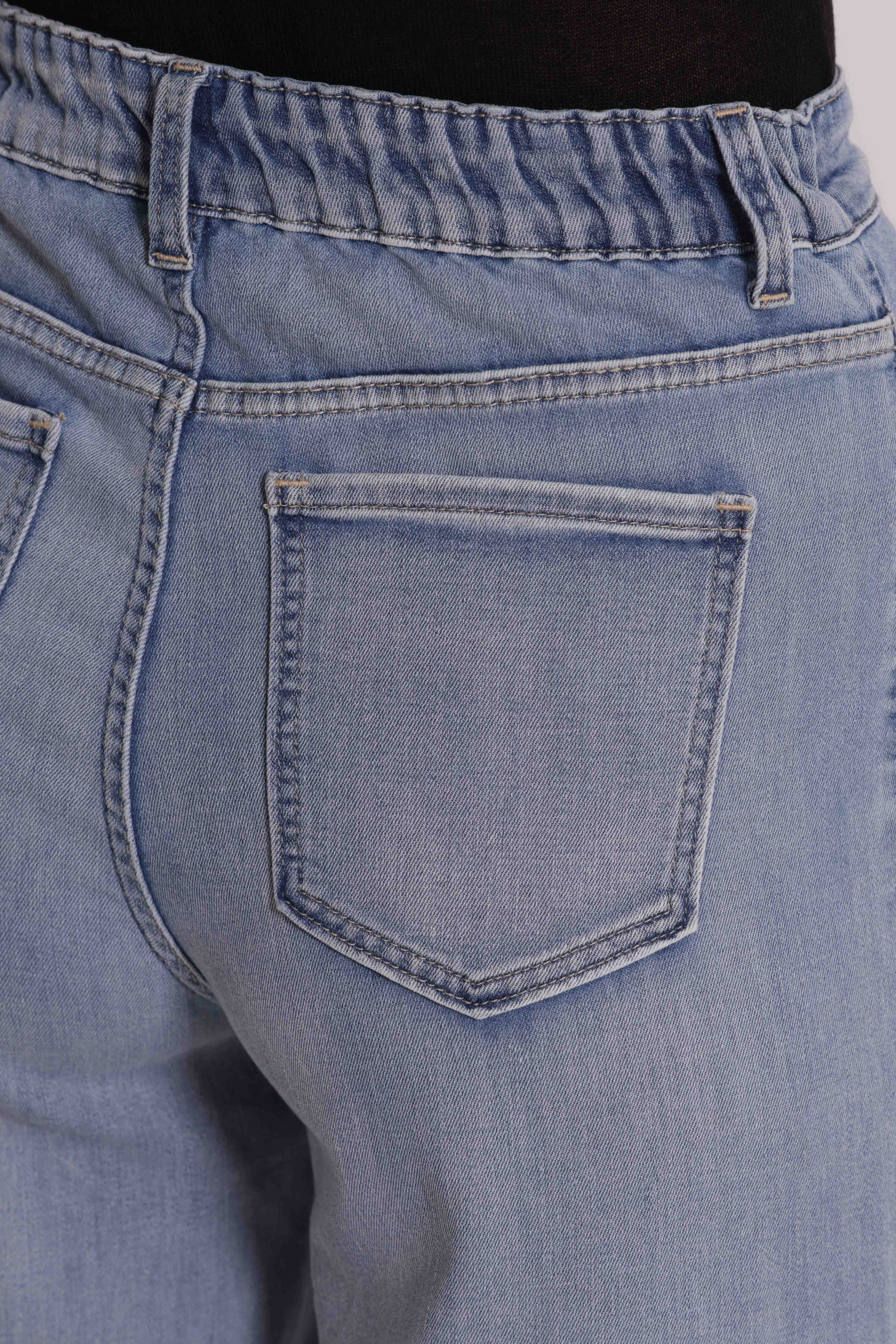 JEANS PALAZZO CON ELASTICO