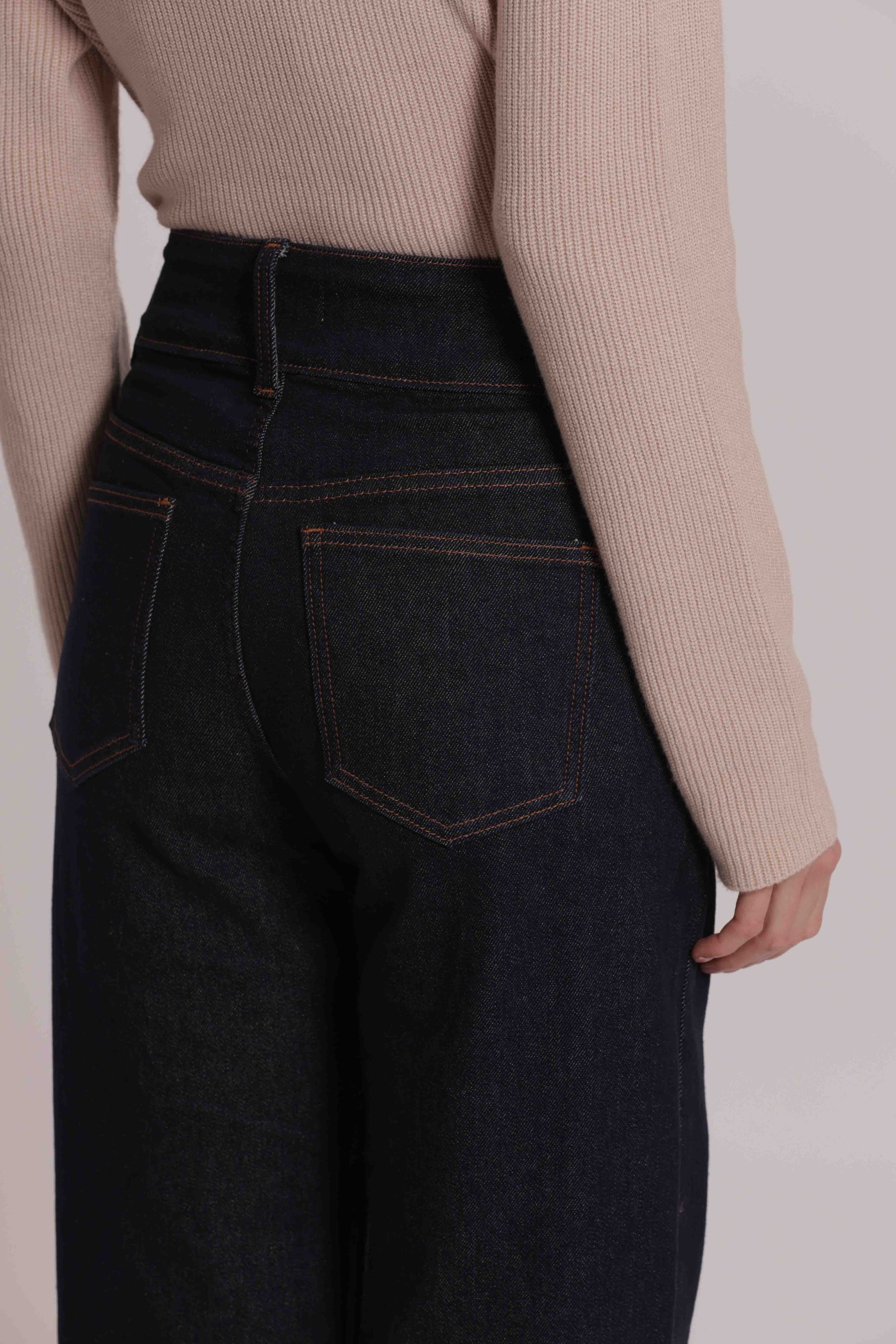 MIMI MUA FIRENZE-JEANS CON RISVOLTO STAMPATO ANIMALIER