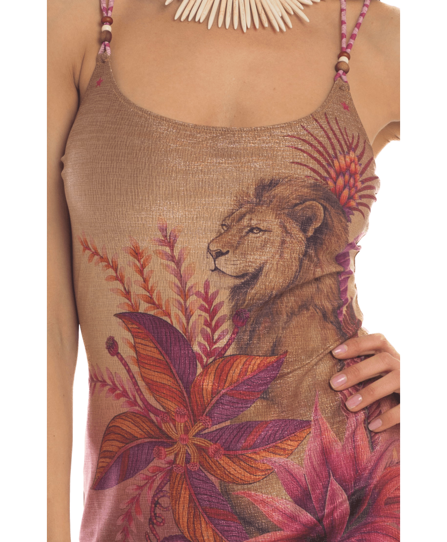 Abito Tubino Lurex Lion King